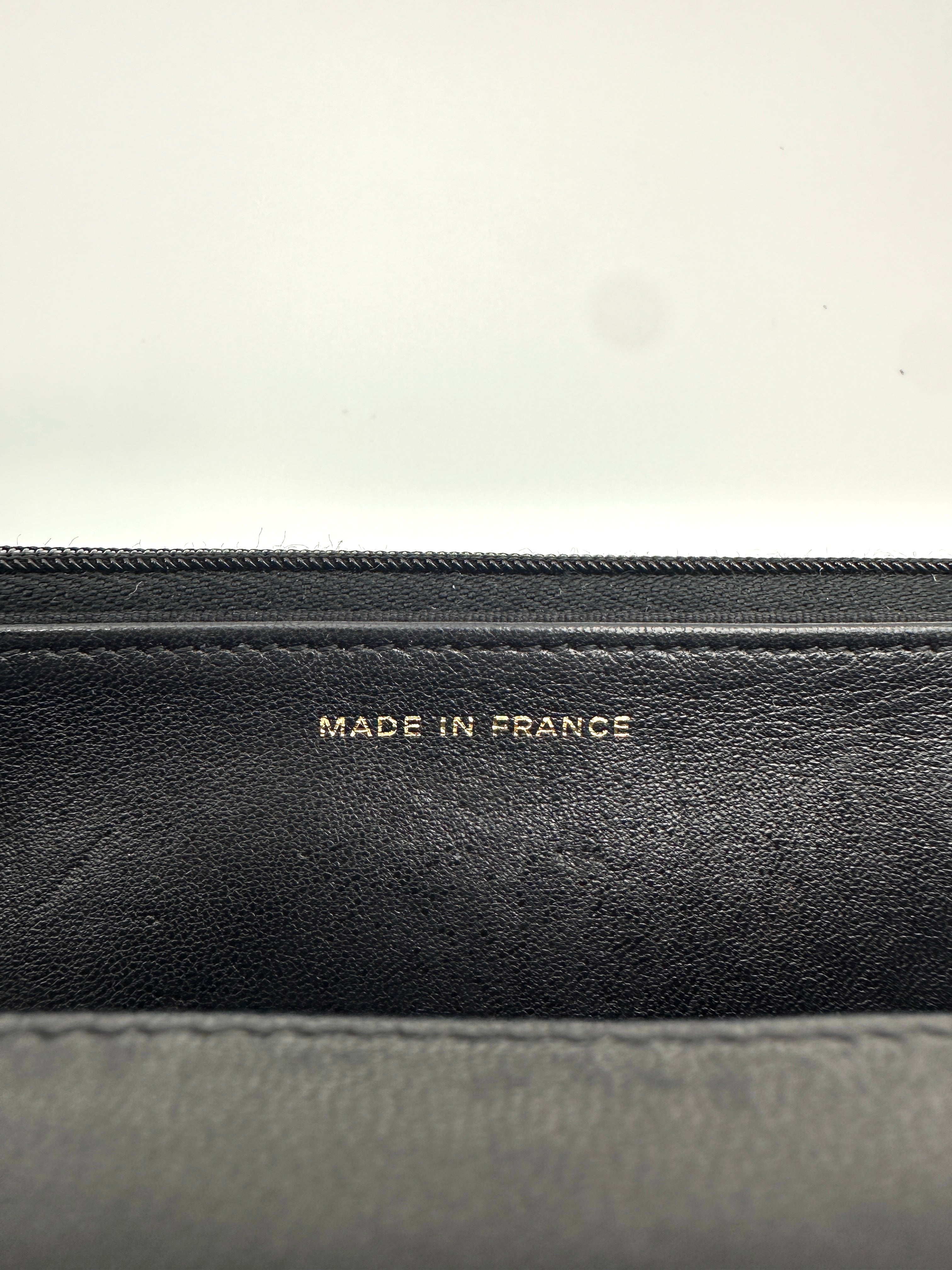 Chanel Black Quilted Leather Wallet On Chain With Gold Buckle(31***09)CC2020
