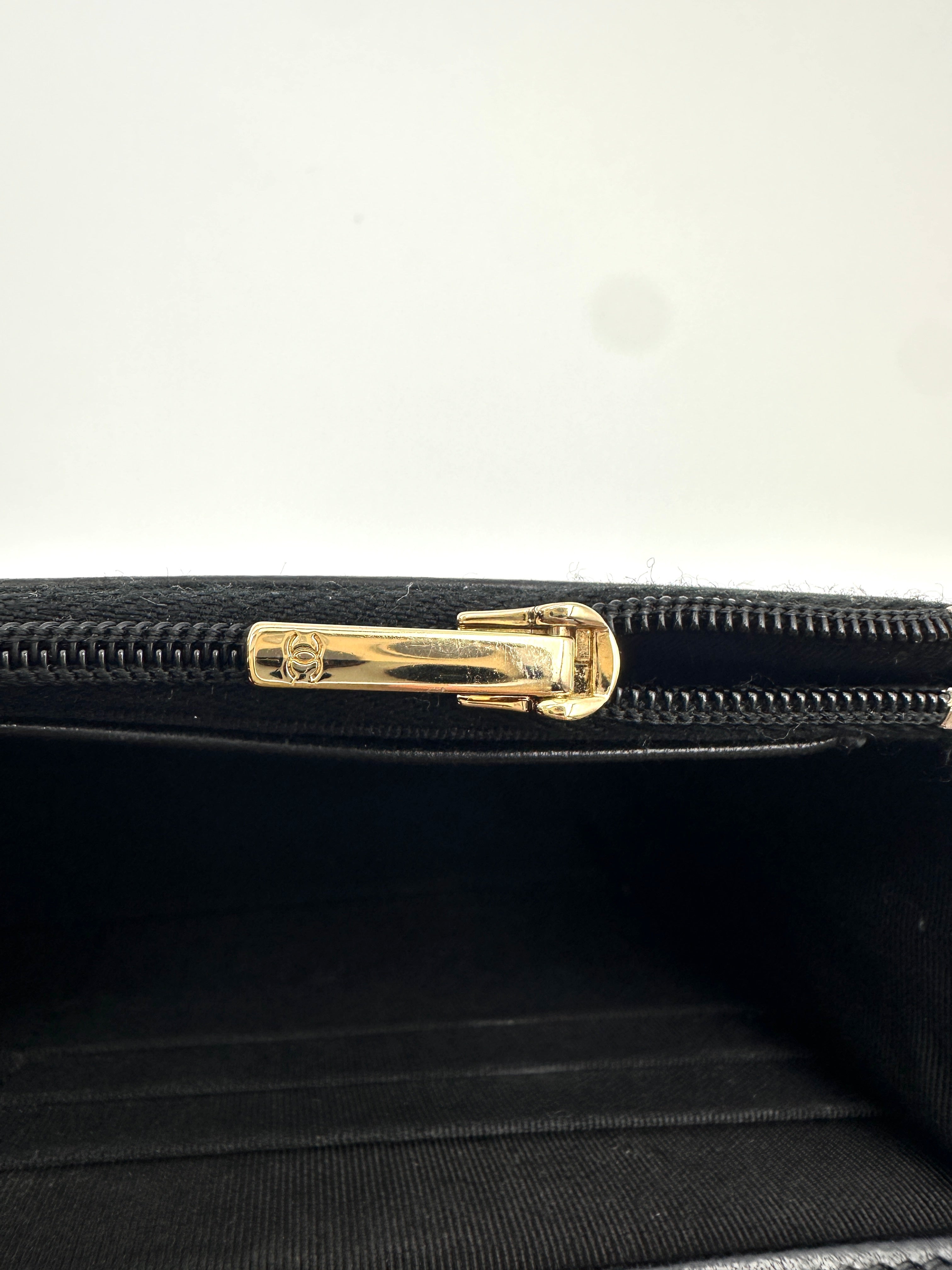 Chanel Black Quilted Leather Wallet On Chain With Gold Buckle(31***09)CC2020