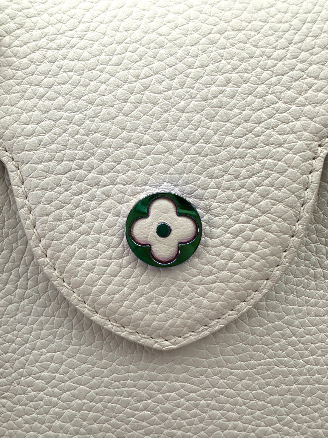 Louis Vuitton Capucines BB White Leather Handle Bag LV2831