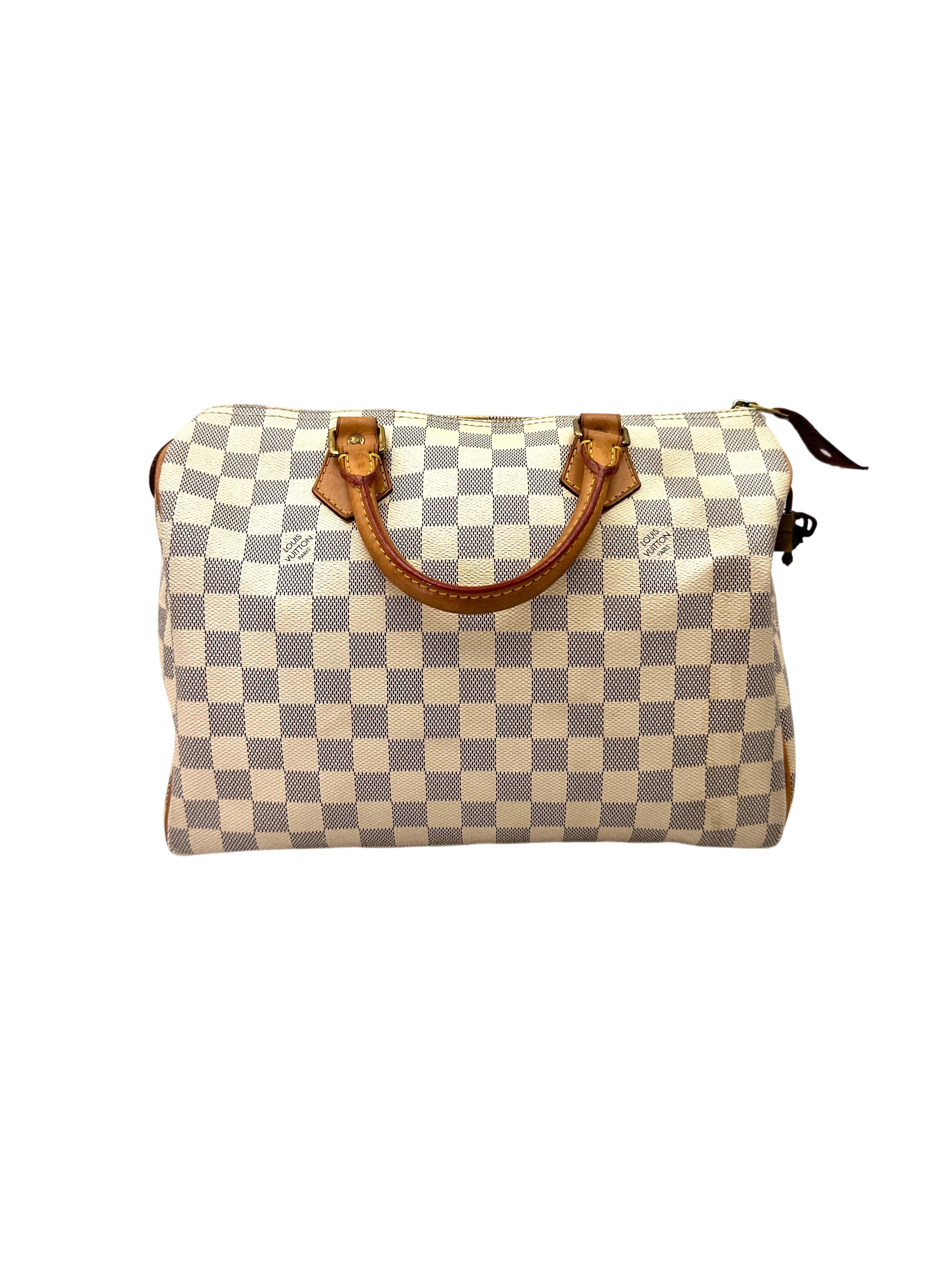 Louis Vuitton Speedy30 Damier Azur Handle Bag LV2832