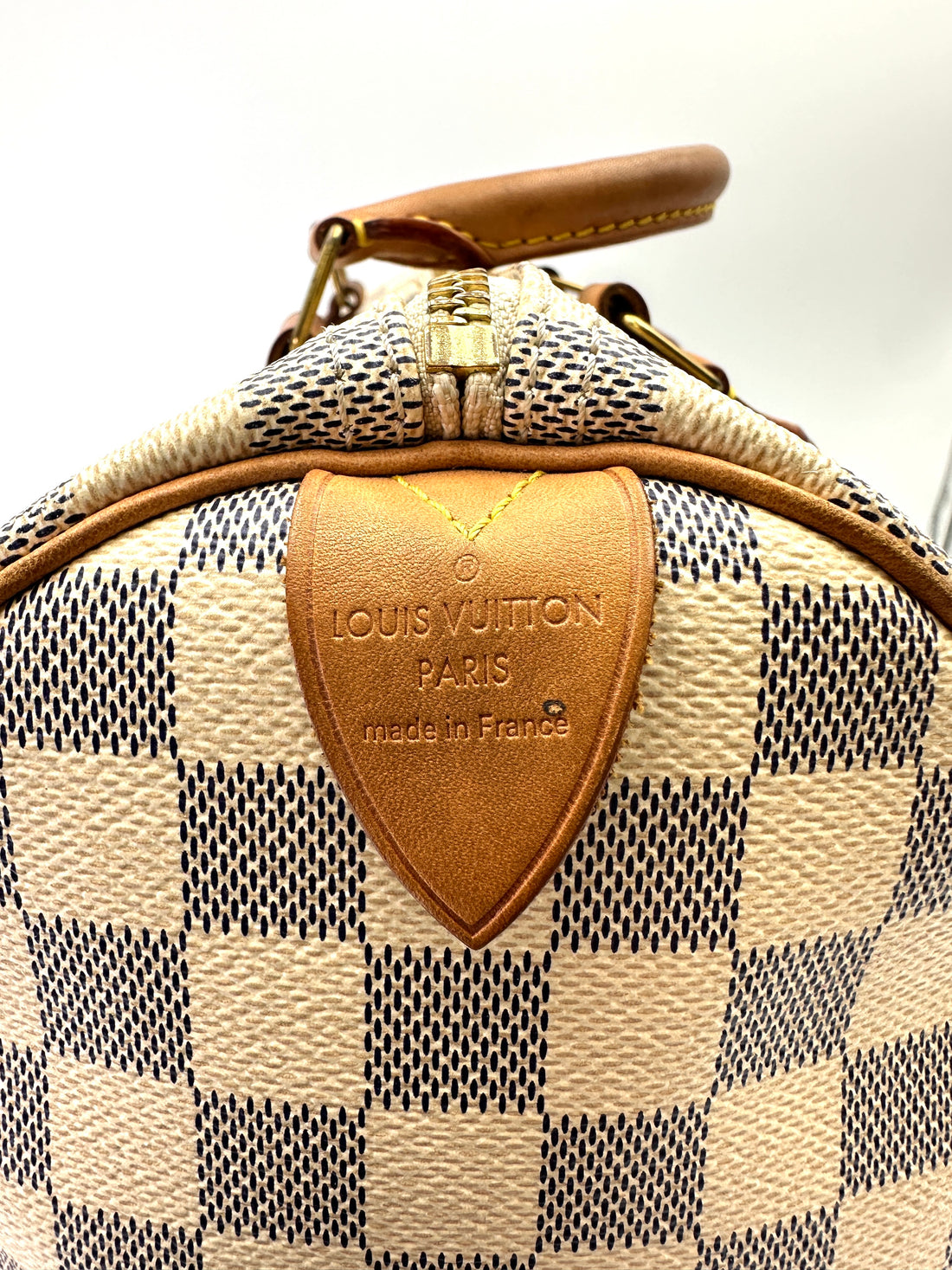 Louis Vuitton Speedy30 Damier Azur Handle Bag LV2832
