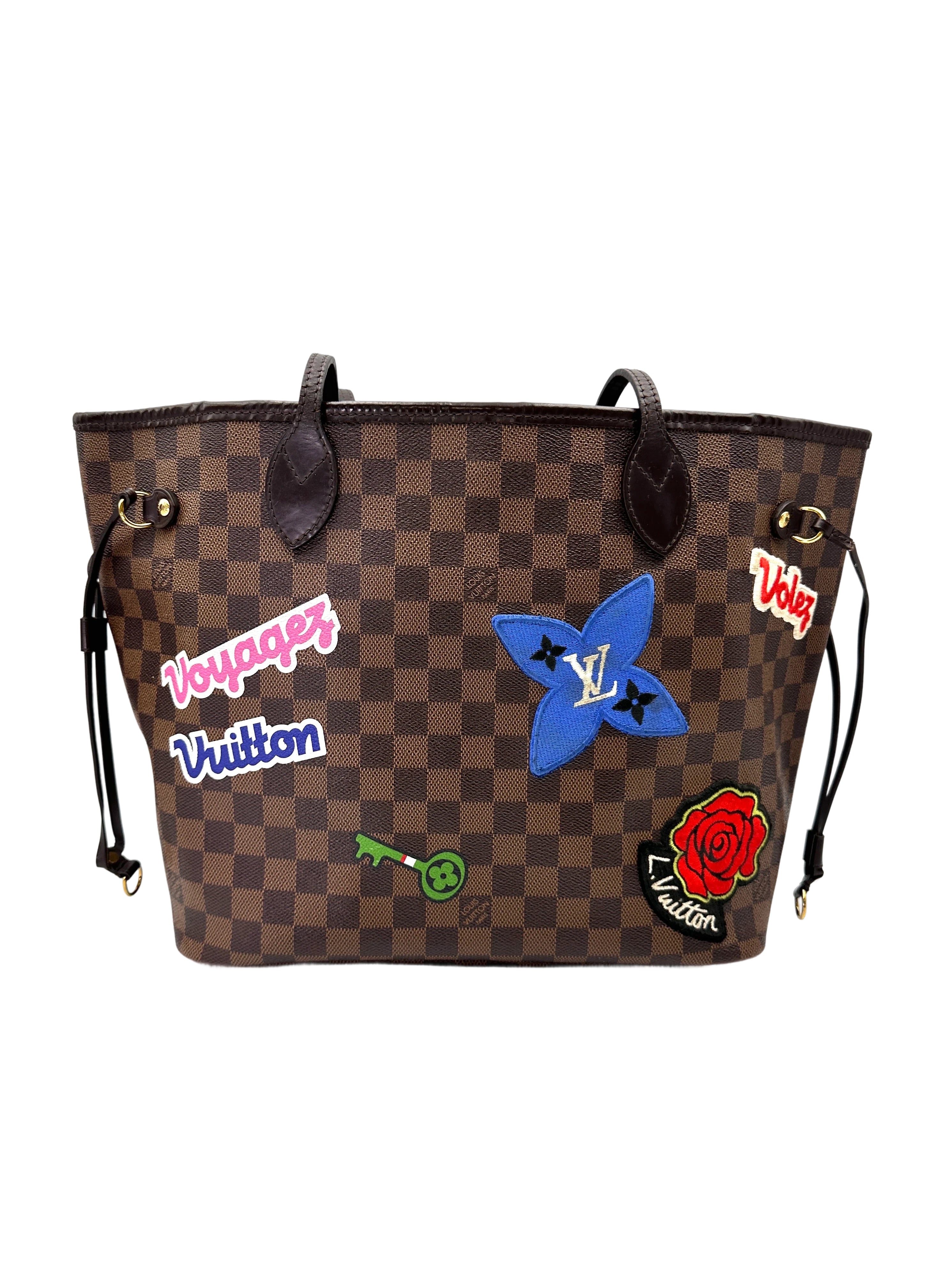 Louis Vuitton Neverfull MM LV Stories Damier Ebene Handle Bag LV2828