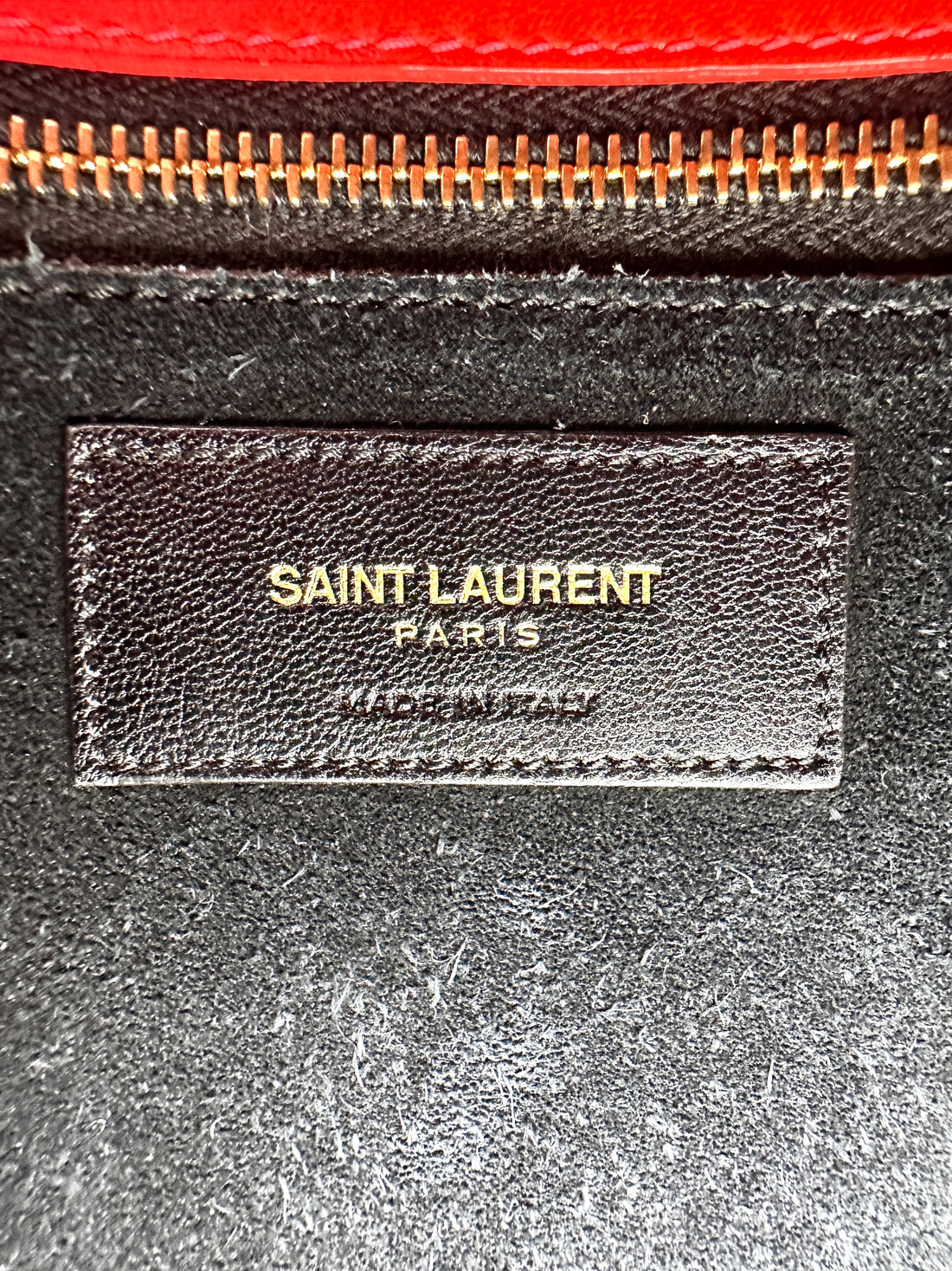 Saint Laurent Sac de Jour Red Leather Medium Size Handle Bag SL239
