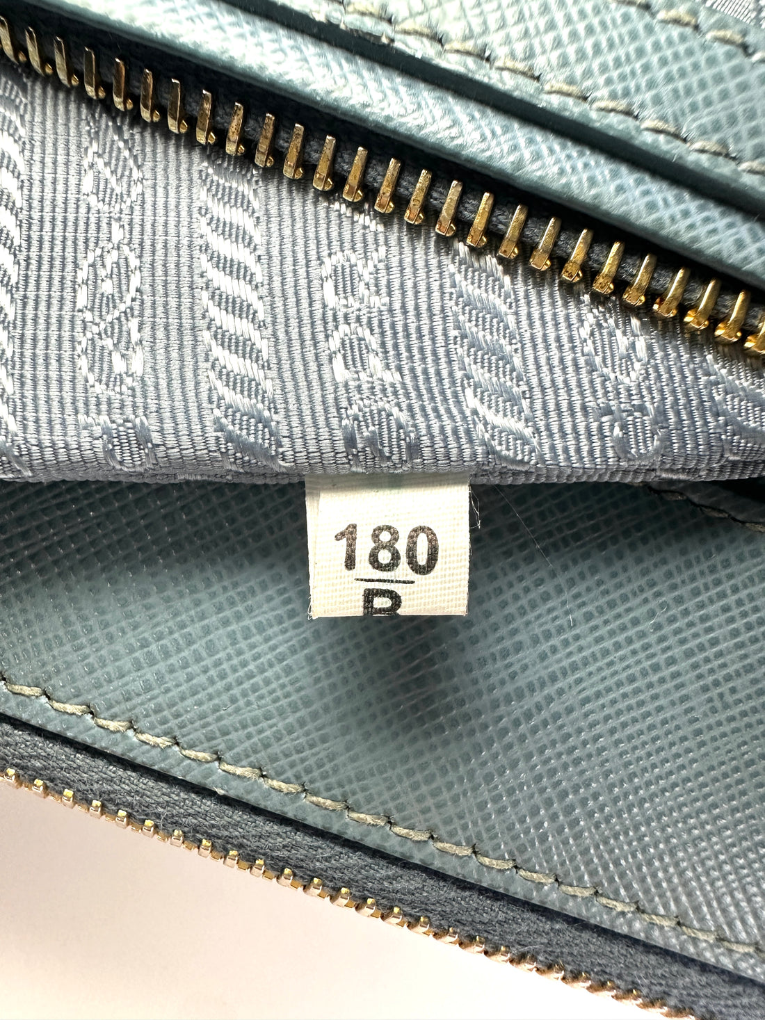 Prada Galleria Blue Saffiano Leather Handle Bag PR380