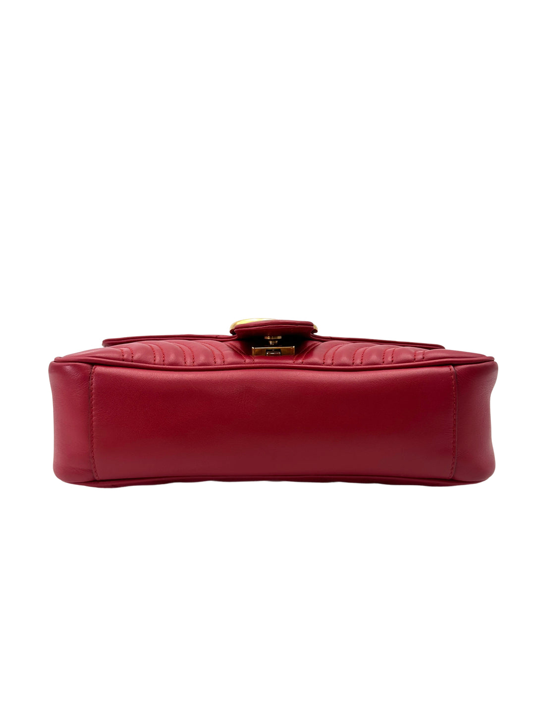 Gucci GG Marmont Red Matelasse Leather Shoulder Bag GG1103