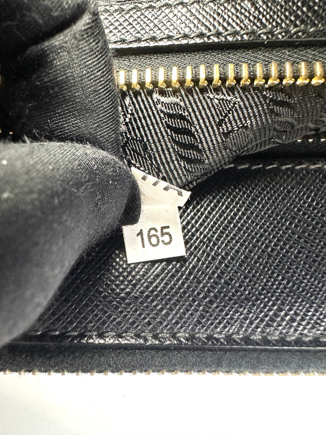 Prada Galleria Black Saffiano Leather Medium Size Handle Bag PR383