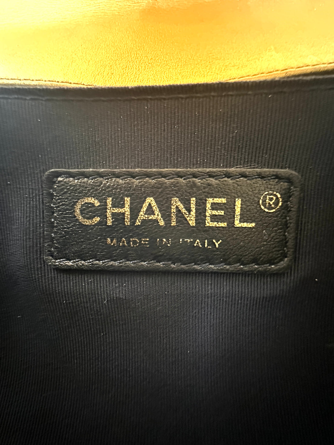 Chanel LeBoy Gold Perforated Embossed Flap Bag(18***58) CC2019