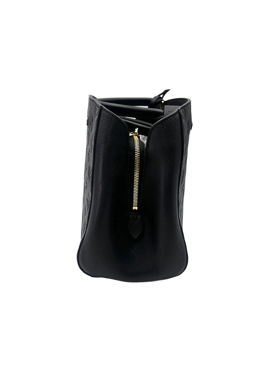 Louis Vuitton Montaigne MM Black Monogram Empreinte Handle Bag LV2833