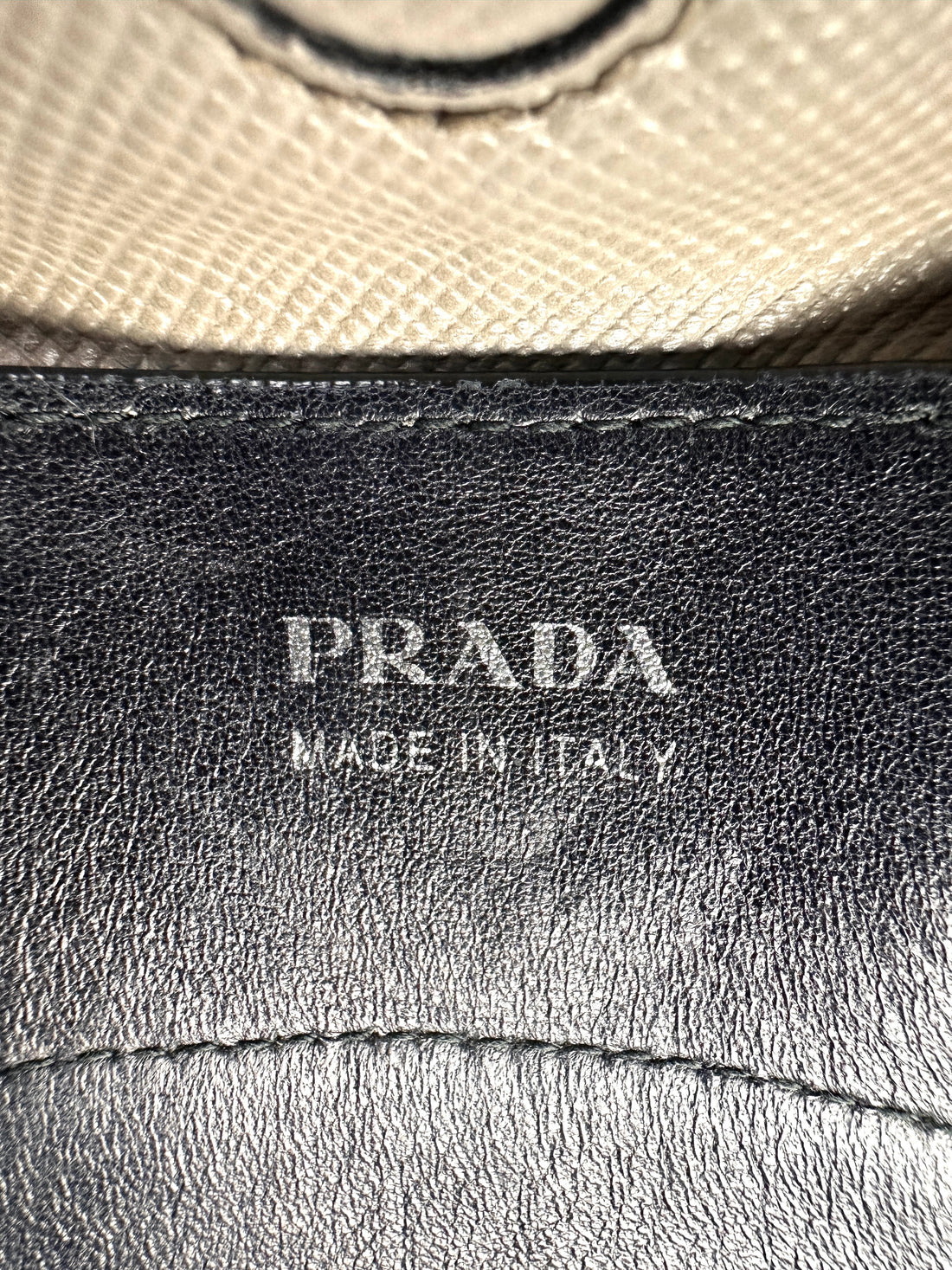 Prada Galleria Grey Saffiano Leather Handle Bag PR382