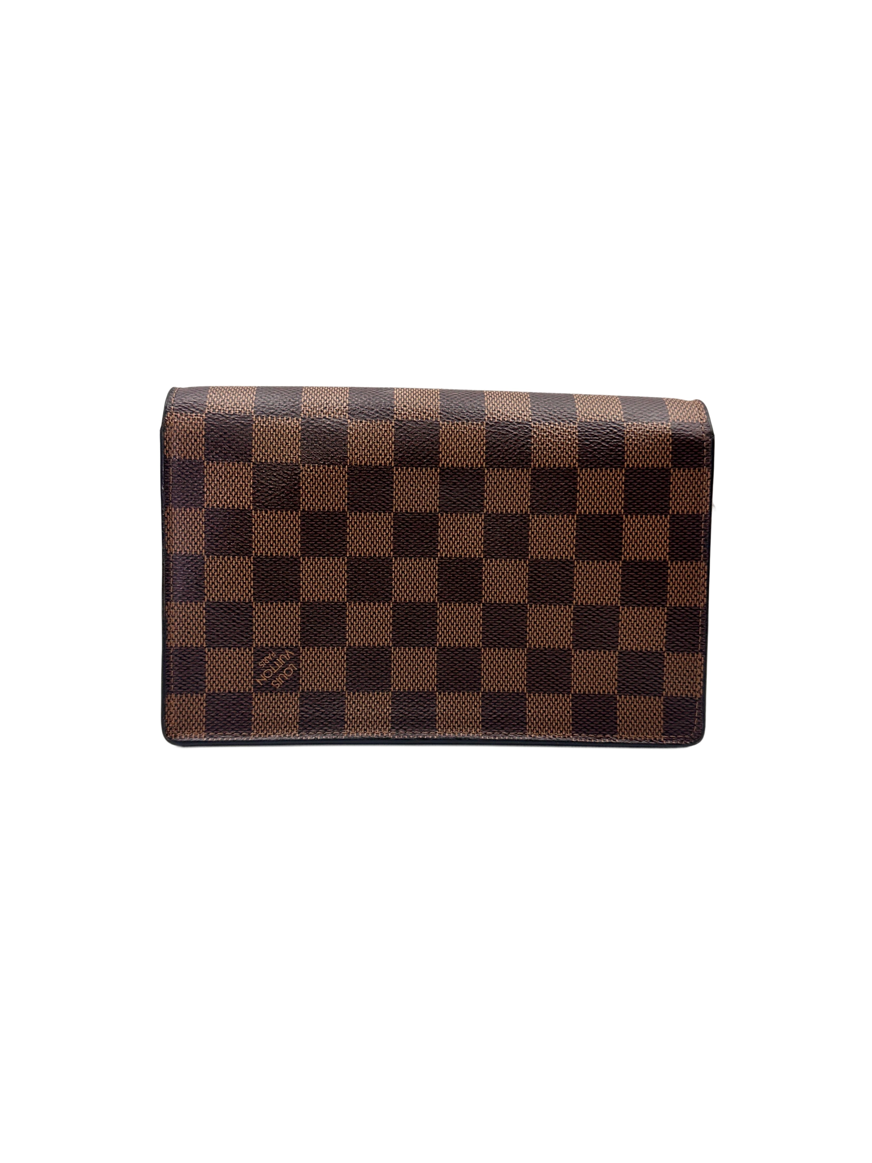 Louis Vuitton Vavin Damier Ebene Canvas Wallet On Chain LV2836