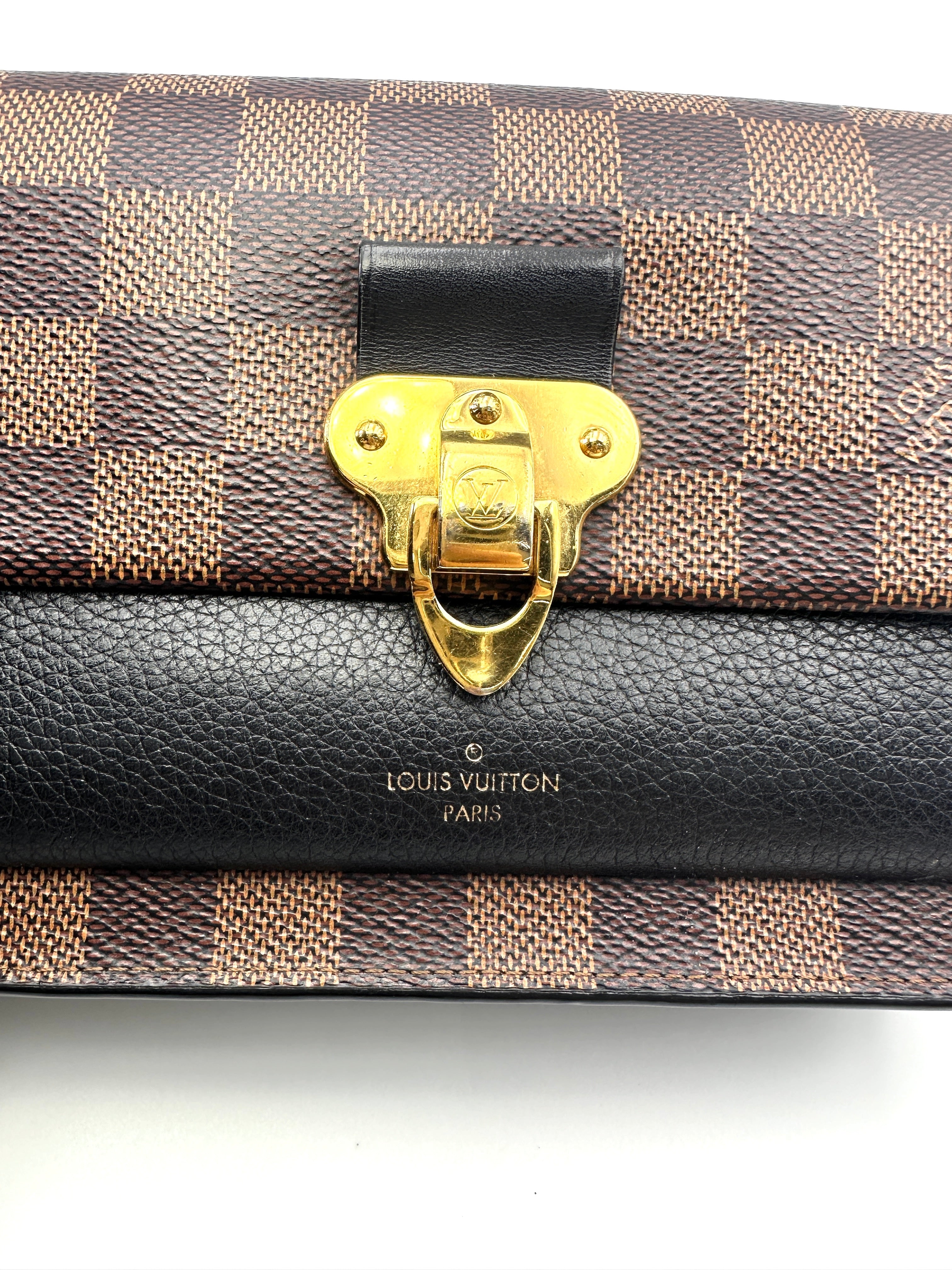 Louis Vuitton Vavin Damier Ebene Canvas Wallet On Chain LV2836