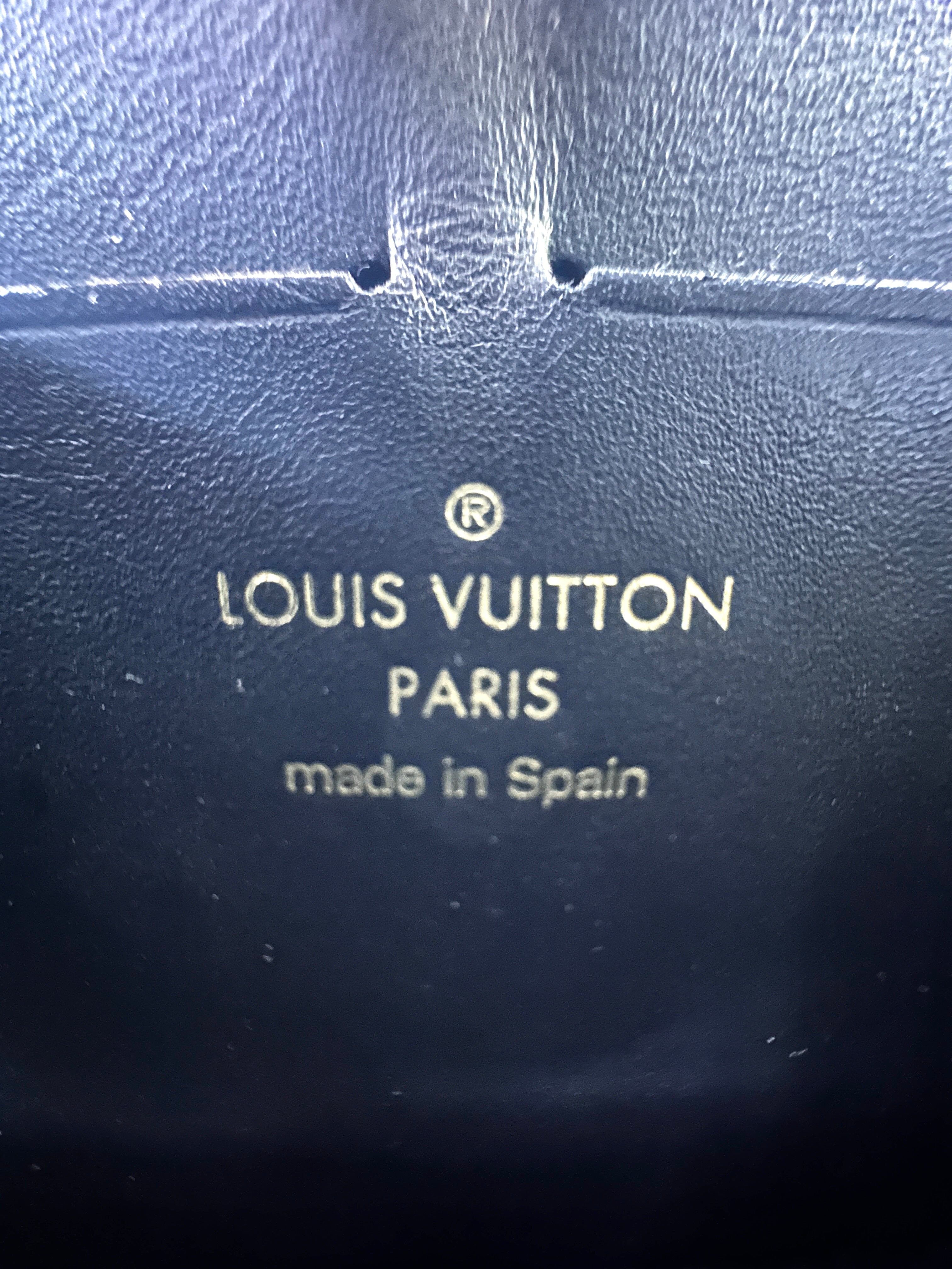 Louis Vuitton Vavin Damier Ebene Canvas Wallet On Chain LV2836