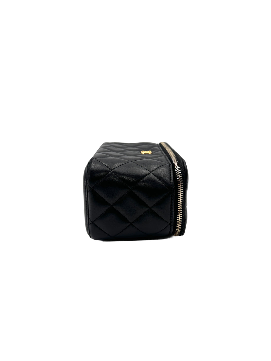 Chanel Black Quilted Leather Vanity Case(31***39)CC2017