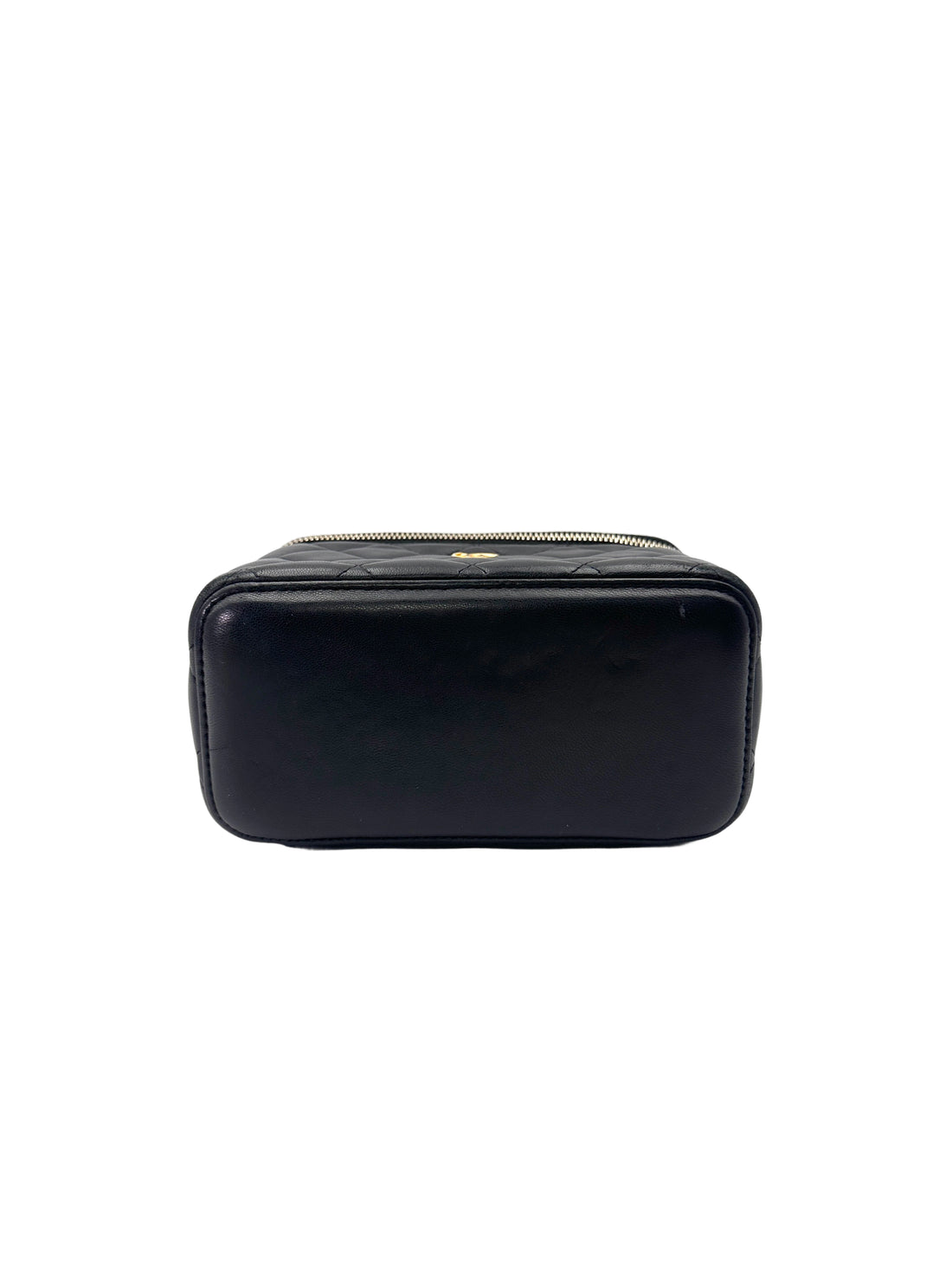 Chanel Black Quilted Leather Vanity Case(31***39)CC2017