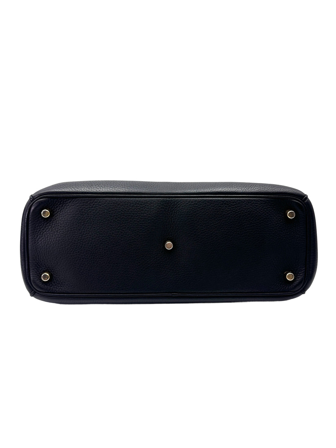 Christian Dior Diorissimo Grey Leather Top Handle Bag DR747
