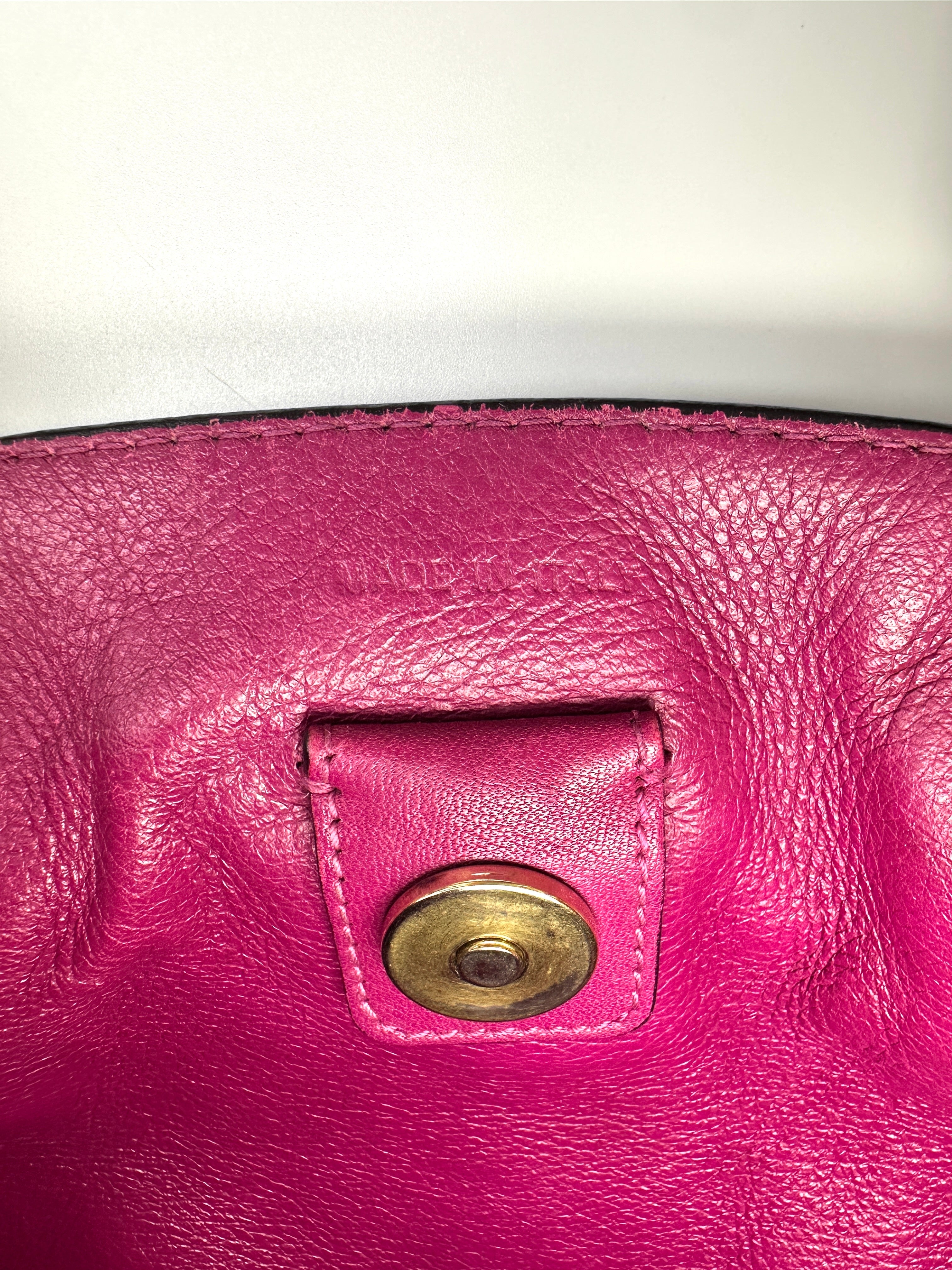Christian Dior Diorissimo Grey Leather Top Handle Bag DR747