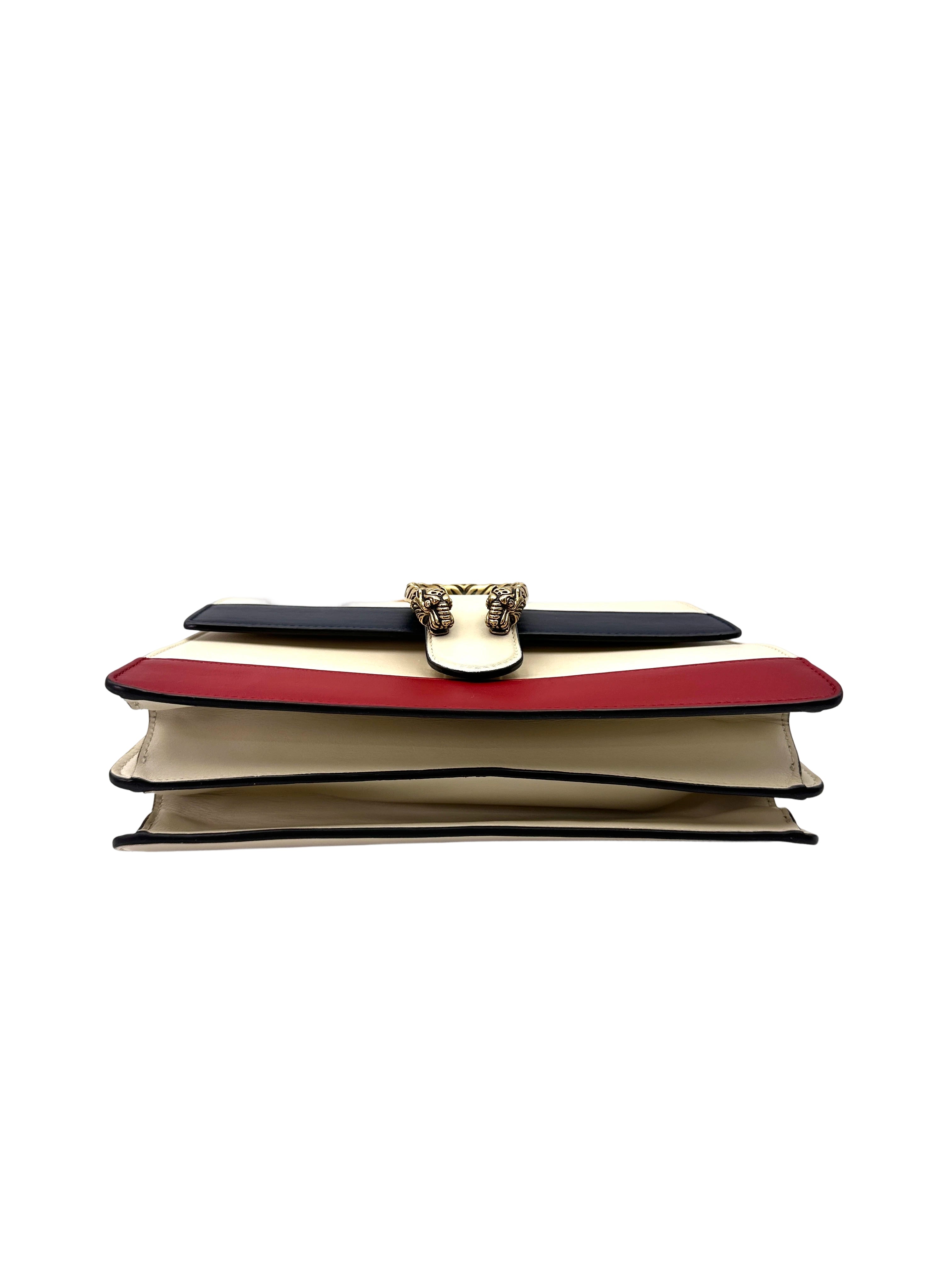 Gucci Dionysus Multicolor Leather Bamboo Top Handle Bag GG1100