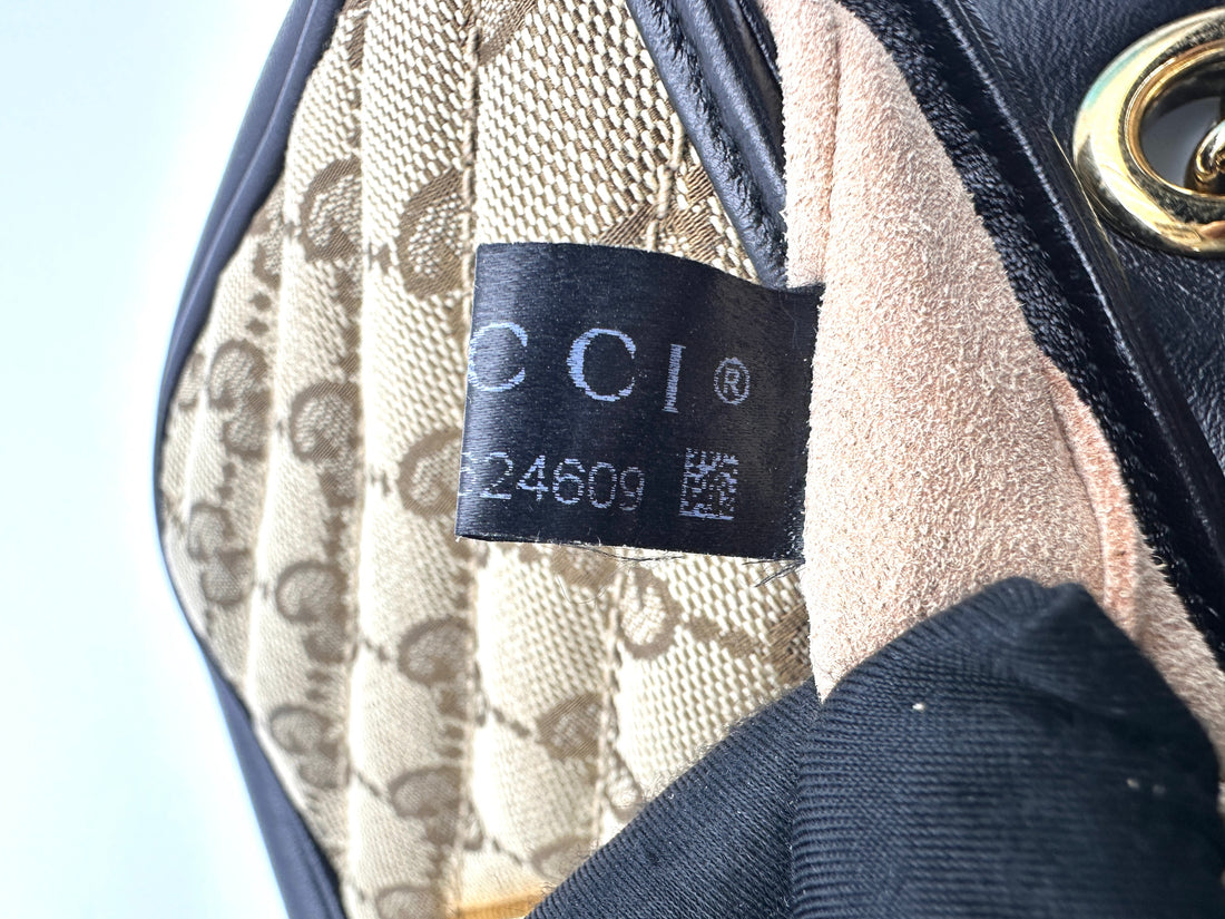 Gucci GG Marmont Beige GG Canvas Shoulder Bag GG1104