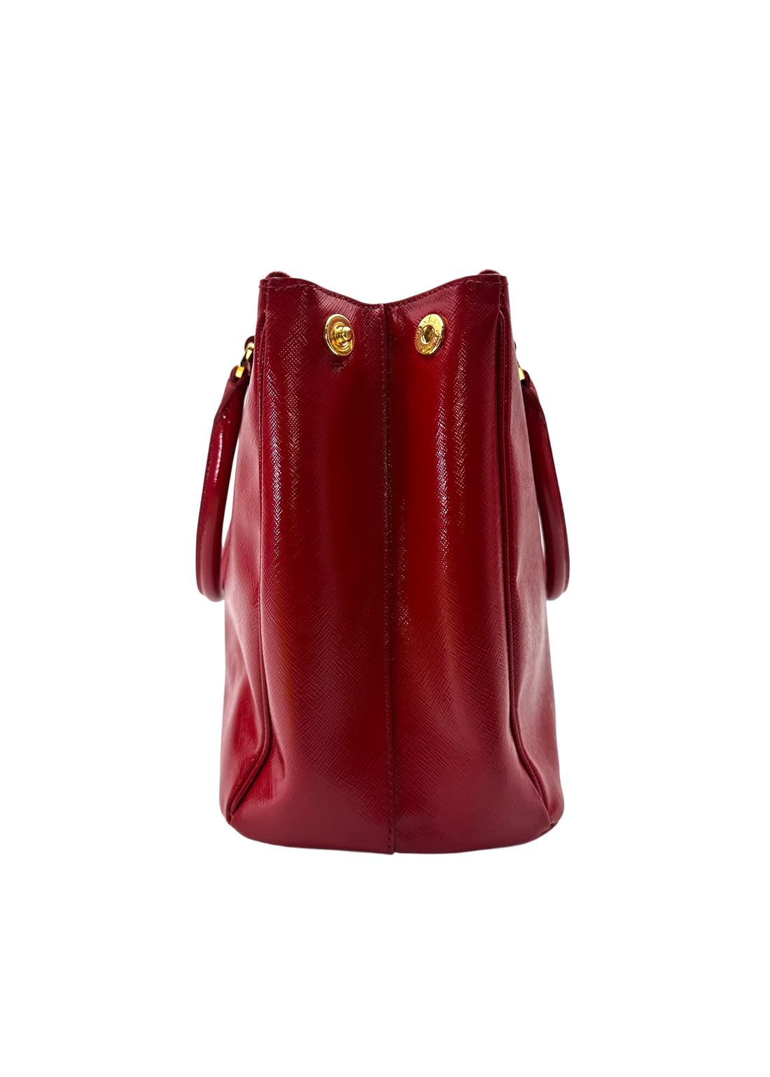 Prada Galleria Red Saffiano Leather Medium Size Handle Bag PR384