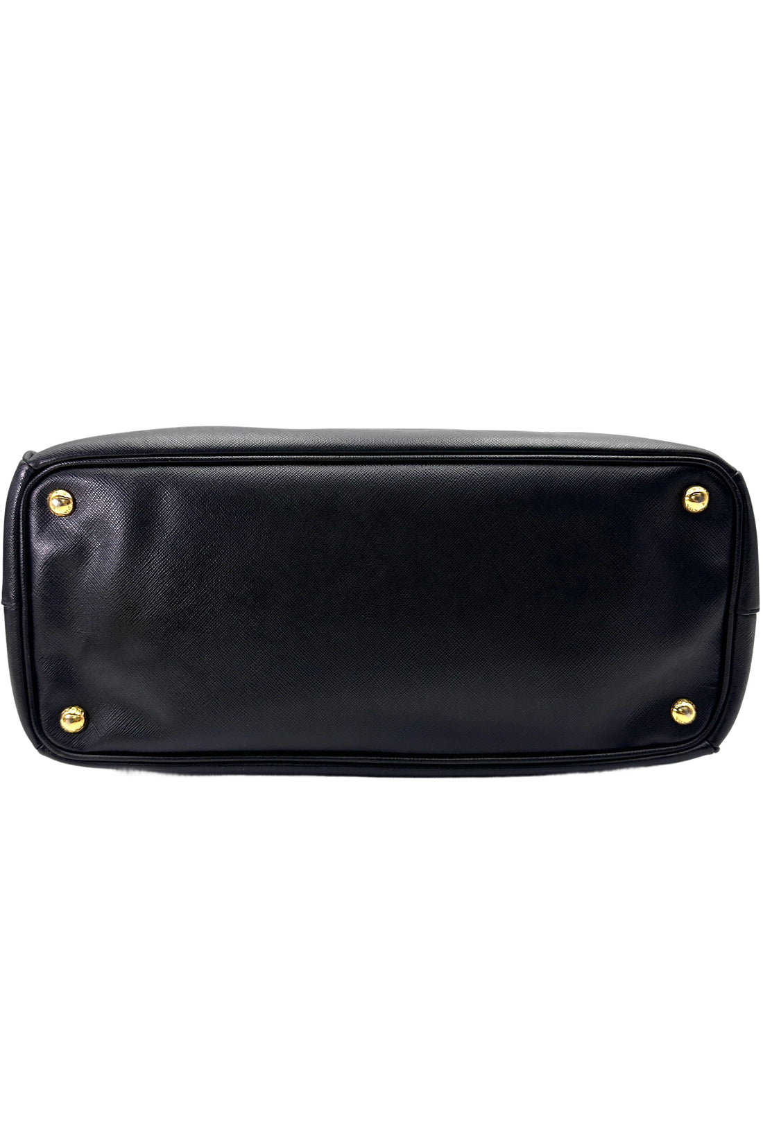 Prada Galleria Black Saffiano Leather Handle Bag PR385