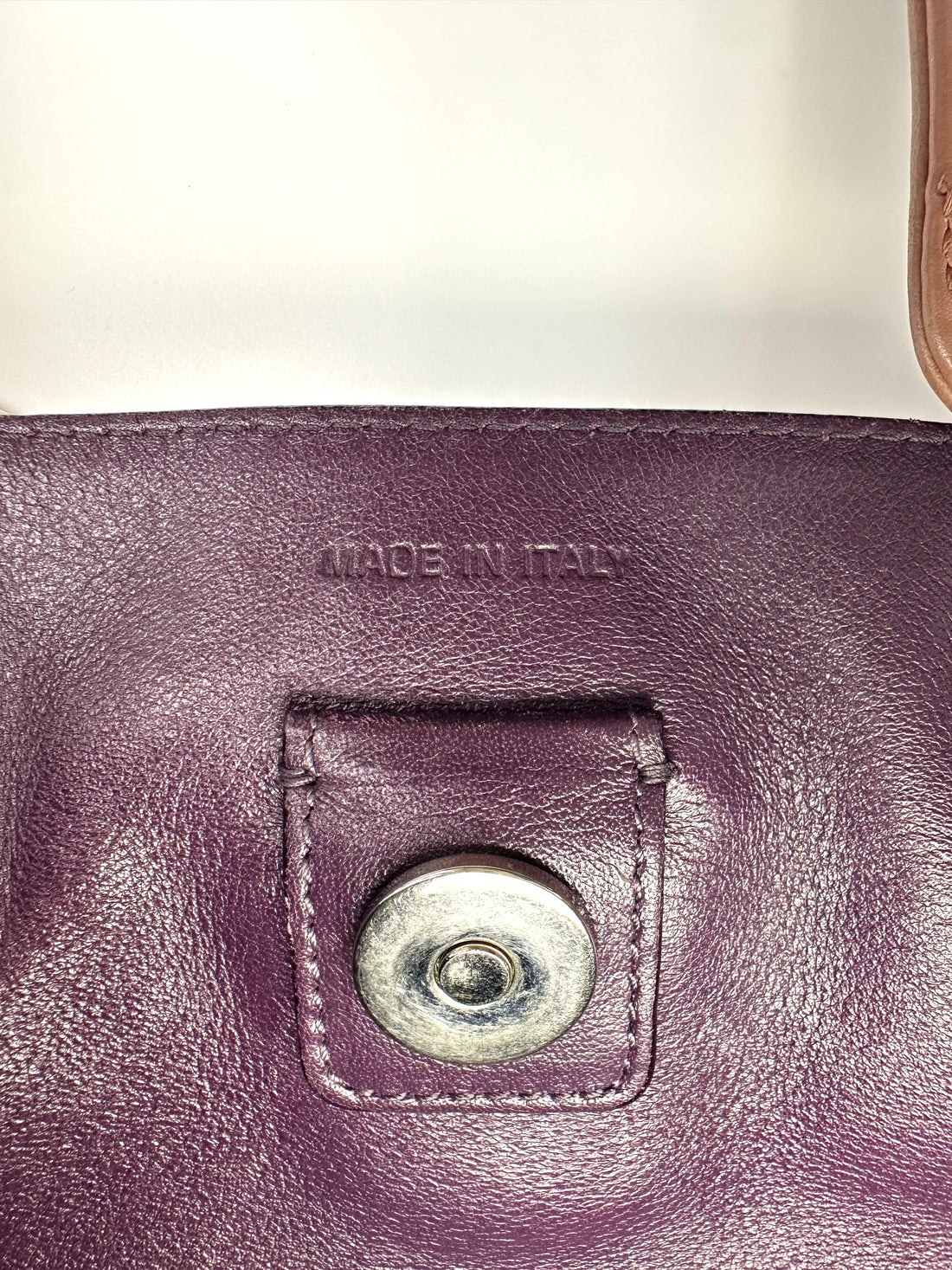 Christian Dior Diorissimo Dark Red Leather Top Handle Bag With Pouch DR749