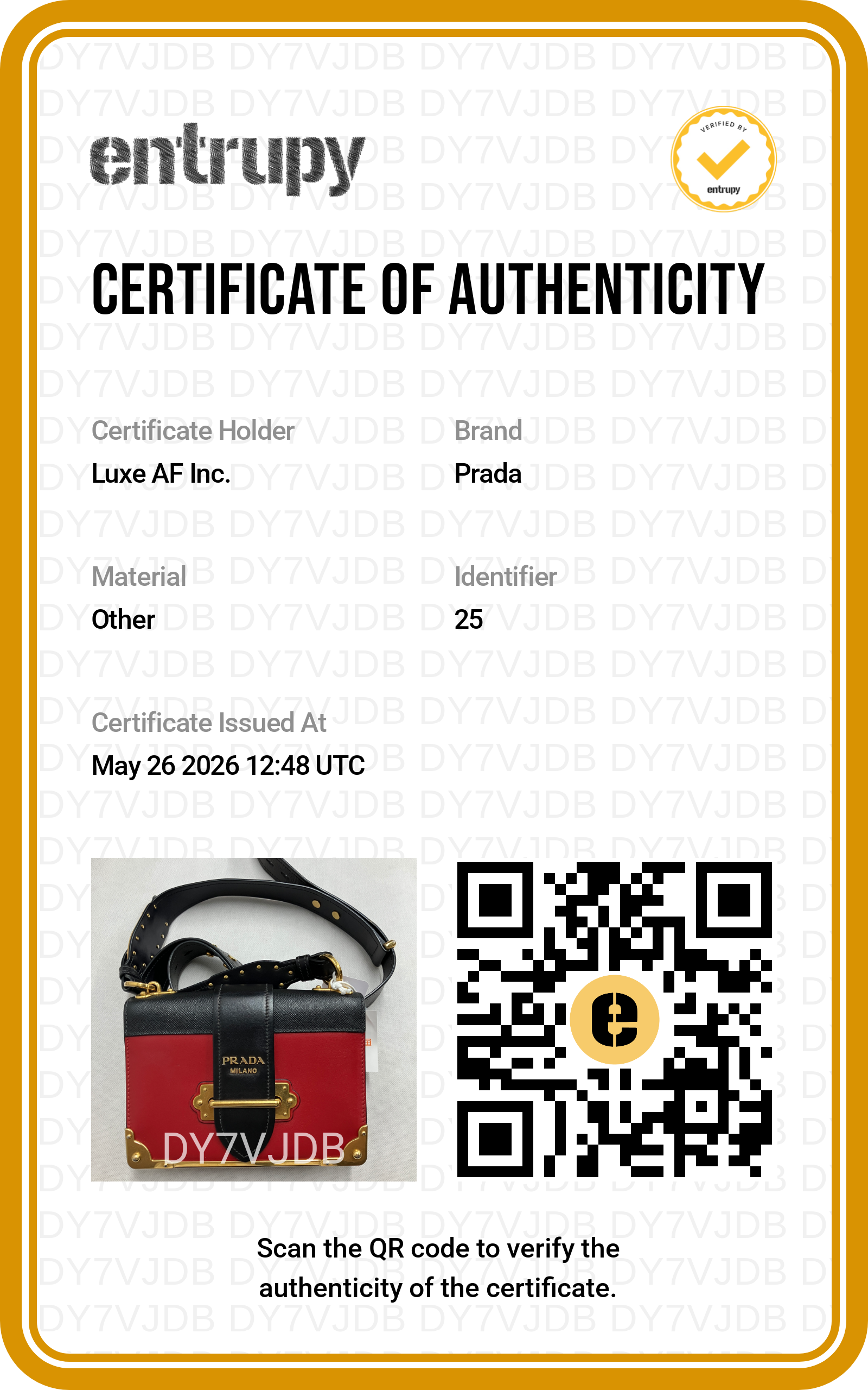 Prada Cahier Black/Red Leather Shoulder Bag PR388