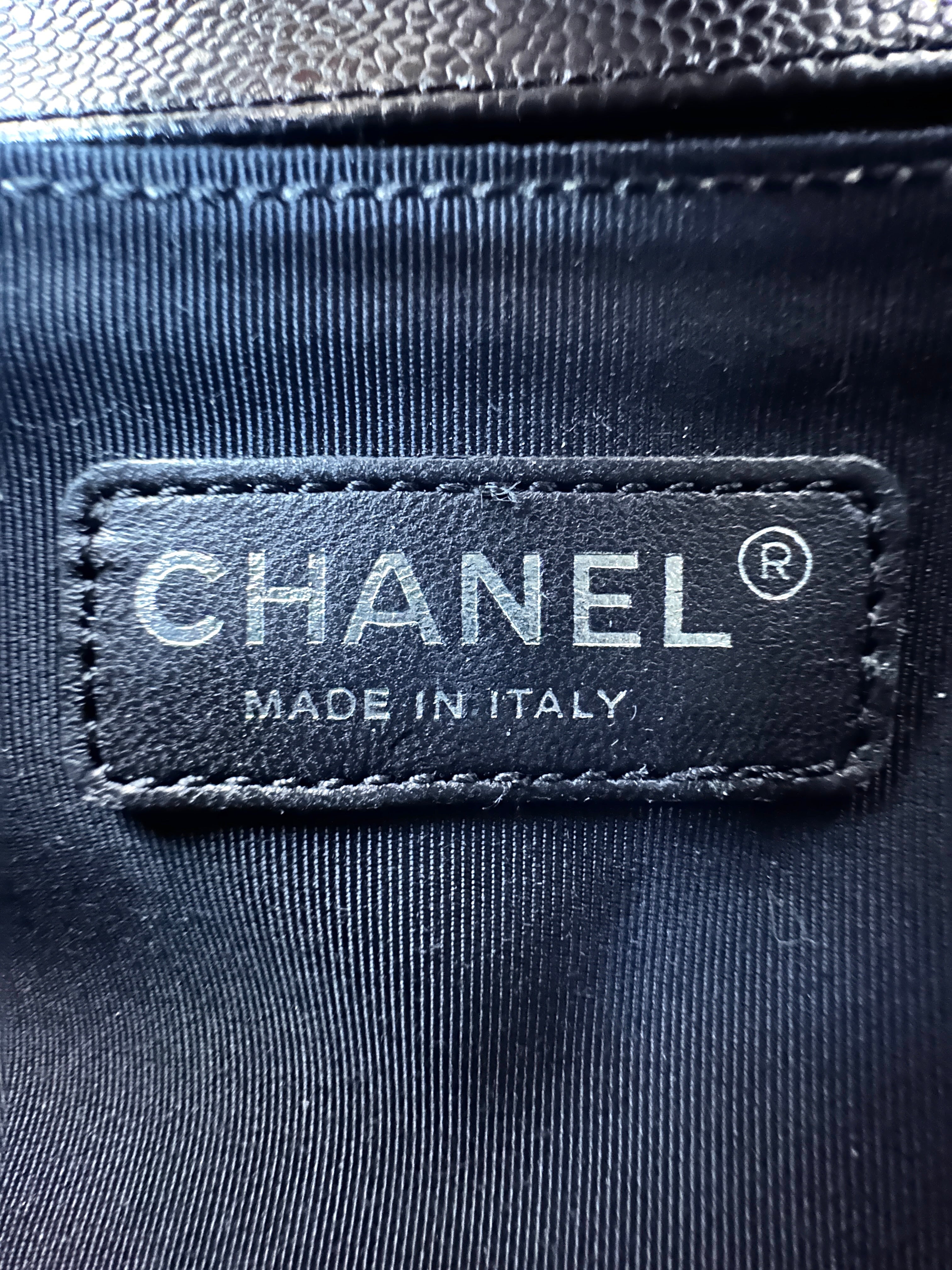Chanel LeBoy Black Quilted Leather Flap Bag With Silver Hardware(19***34) CC2025