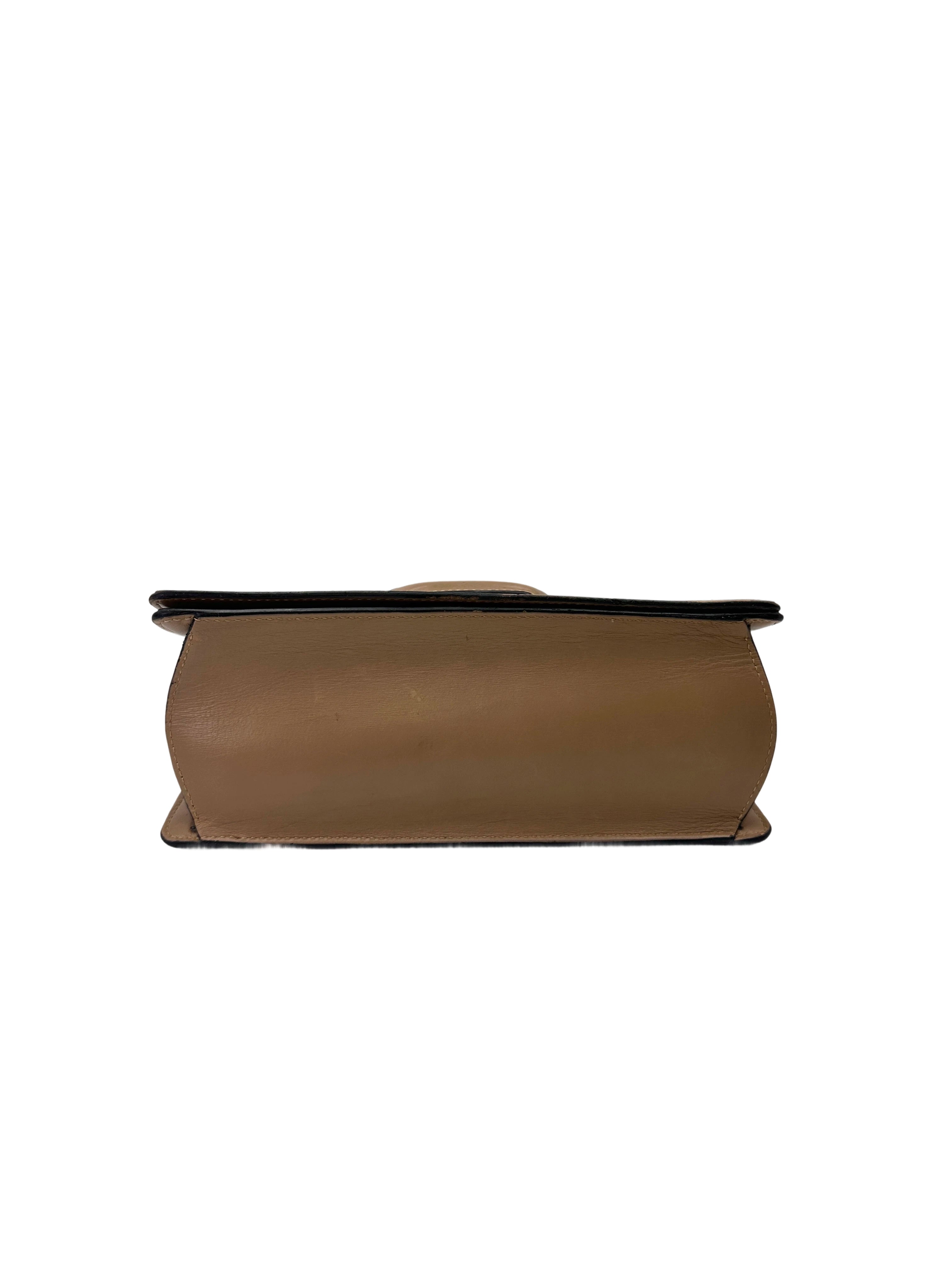 Loewe Barcelona Brown Leather Flap Bag LW89