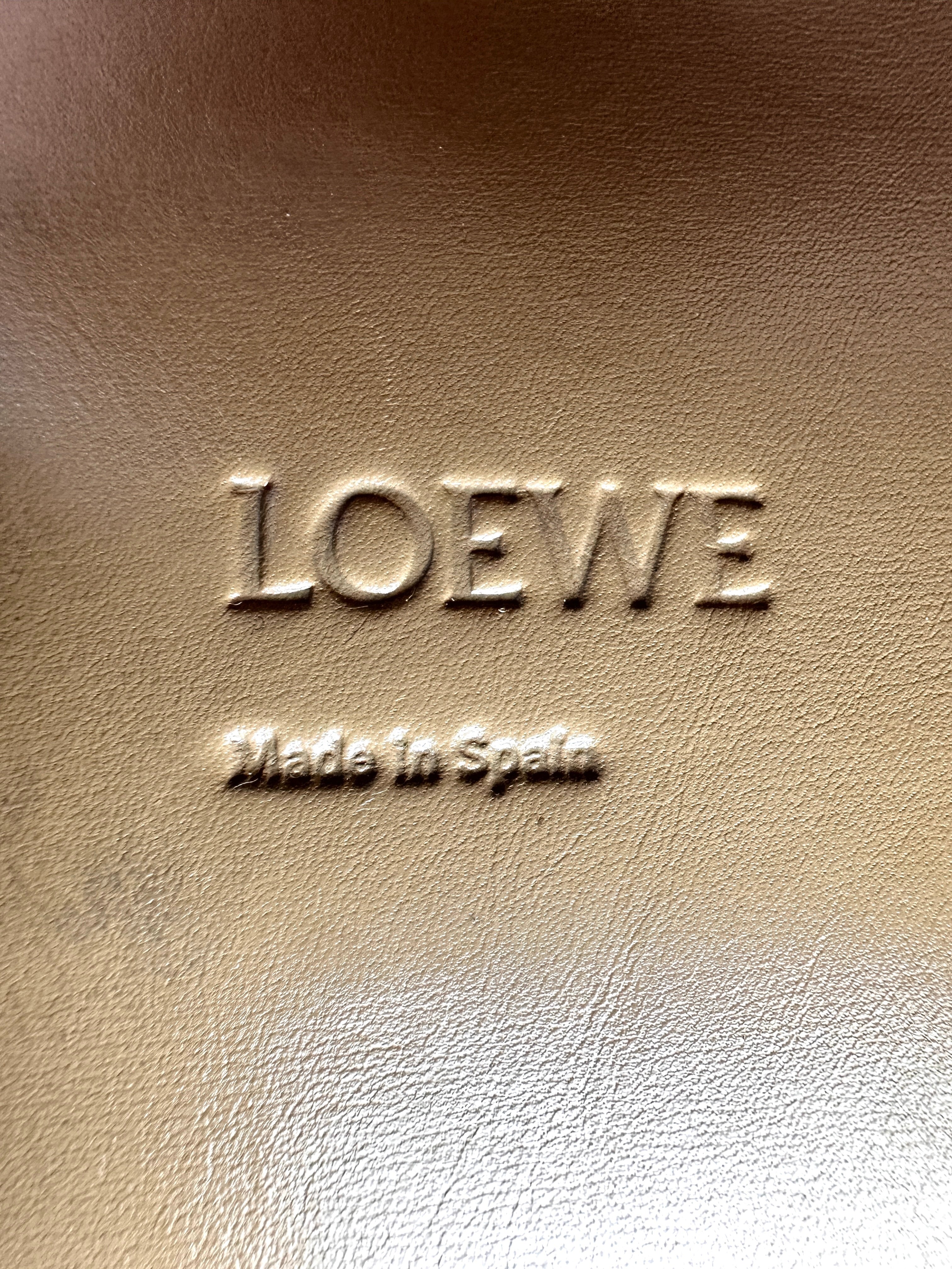 Loewe Barcelona Brown Leather Flap Bag LW89