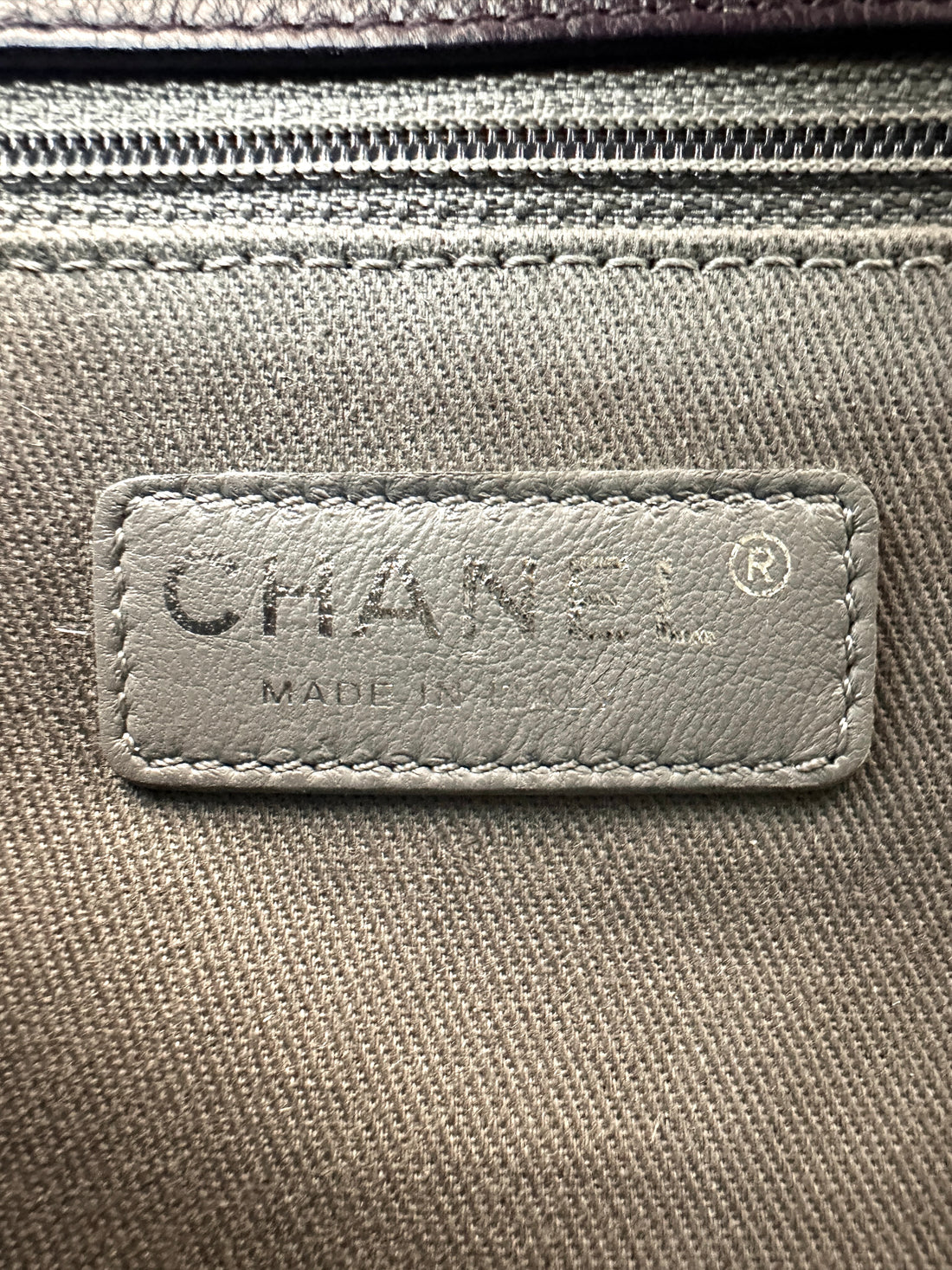 Chanel LeBoy Purple Quilted Leather Medium Size Flap Bag With Silver Buckle(17***21) CC2027