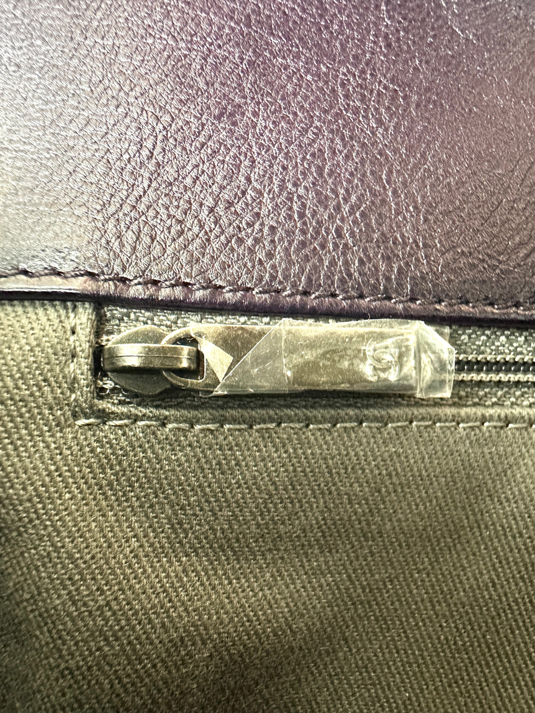 Chanel LeBoy Purple Quilted Leather Medium Size Flap Bag With Silver Buckle(17***21) CC2027