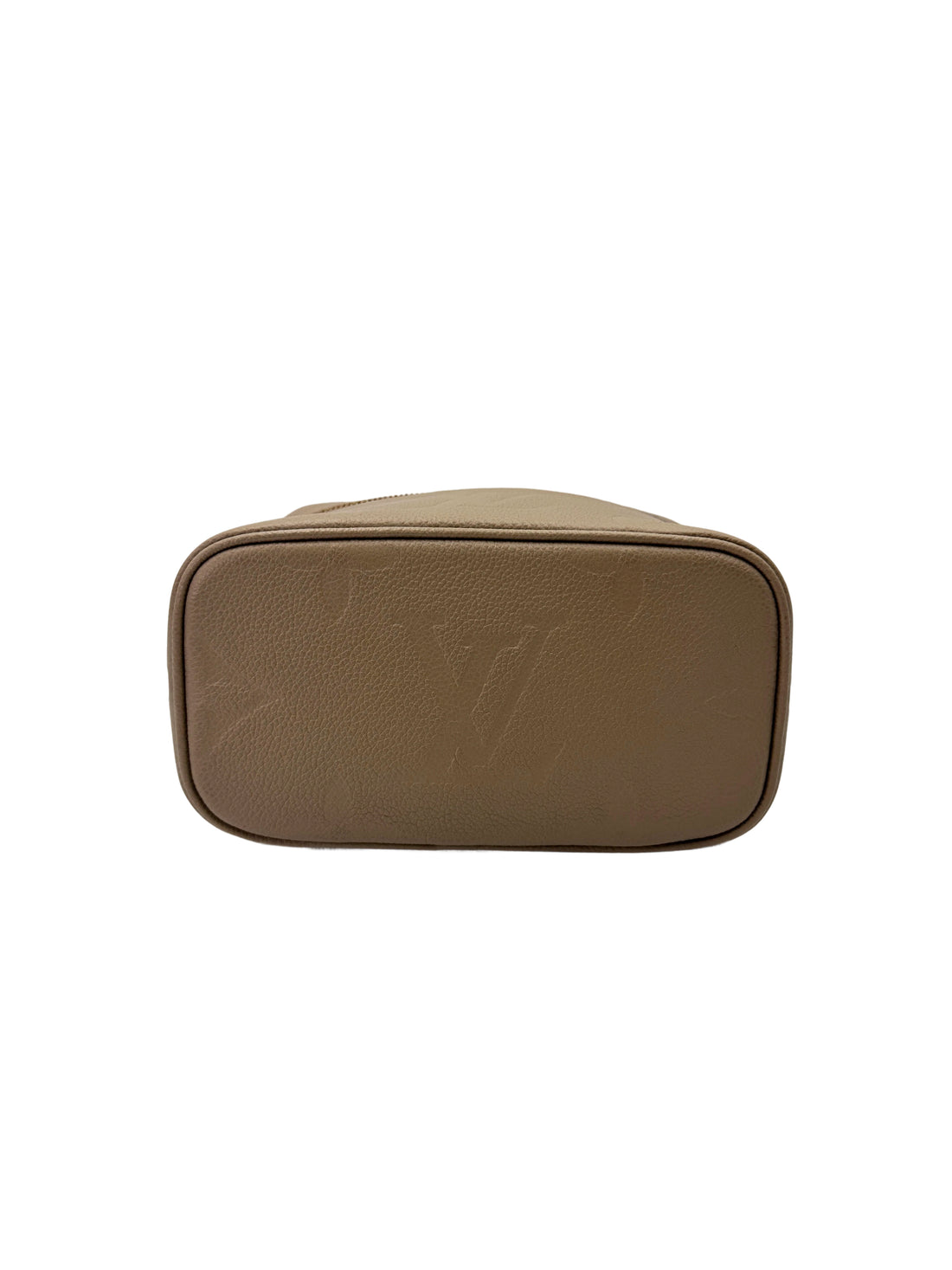 Louis Vuitton Vanity PM Beige Monogram Empreinte Leather Handle Bag LV2845