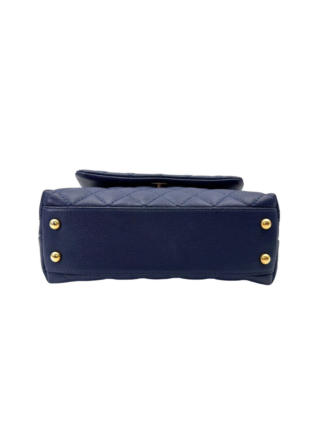 Chanel CoCo Handle Navy Quilted Calfskin Small Size Shoulder Bag(25***58) CC2029