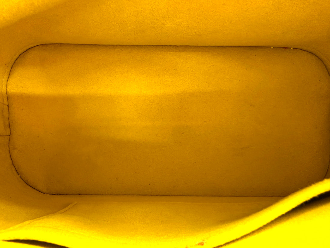 Louis Vuitton Alma BB Yellow Epi Leather Handle Bag LV2840