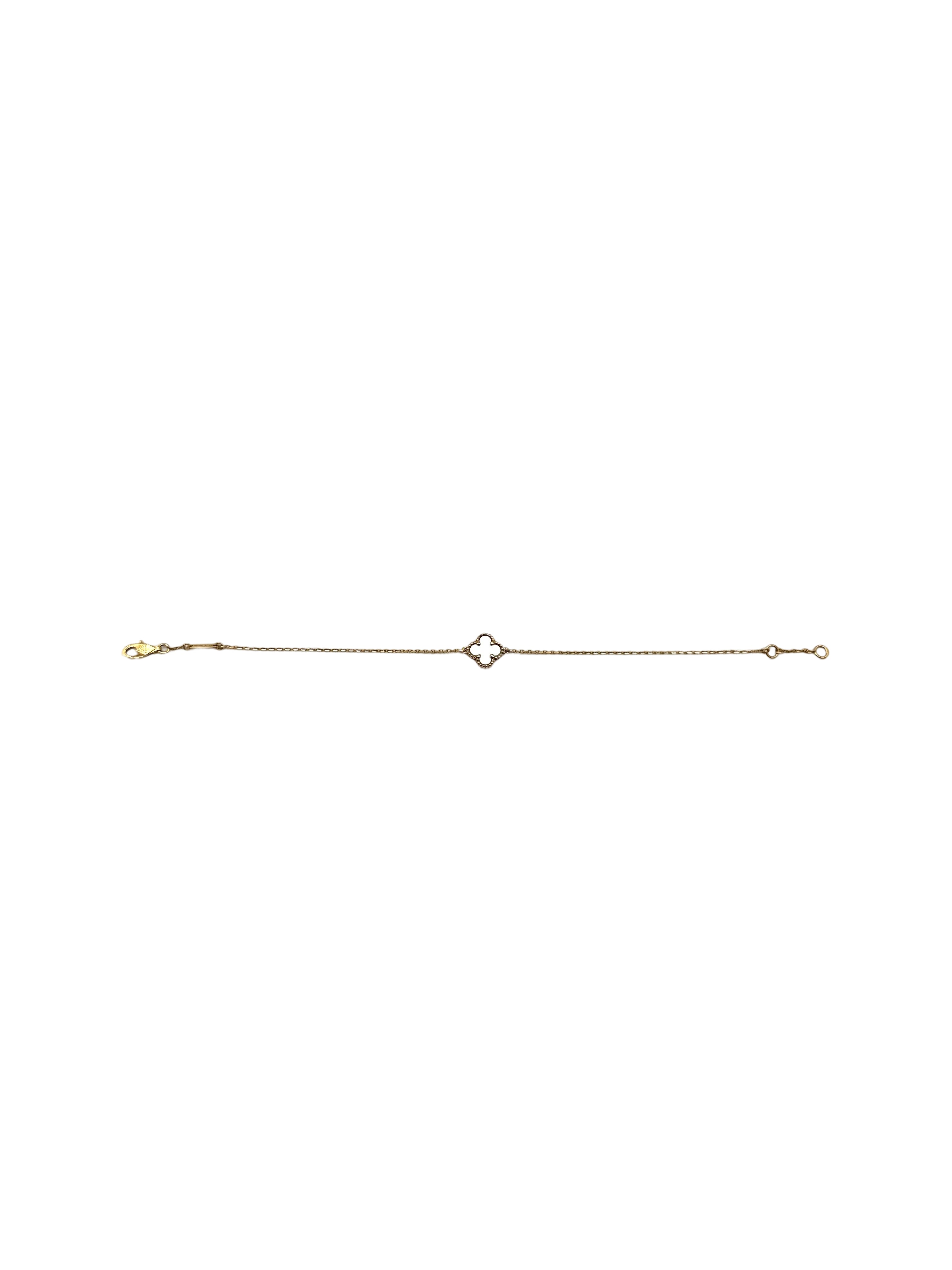 Van Cleef & Arpels White Alhambra Pendant VC08