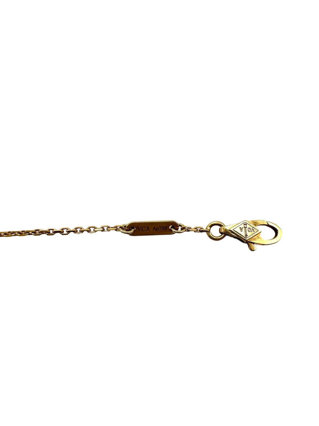 Van Cleef & Arpels White Alhambra Pendant VC08