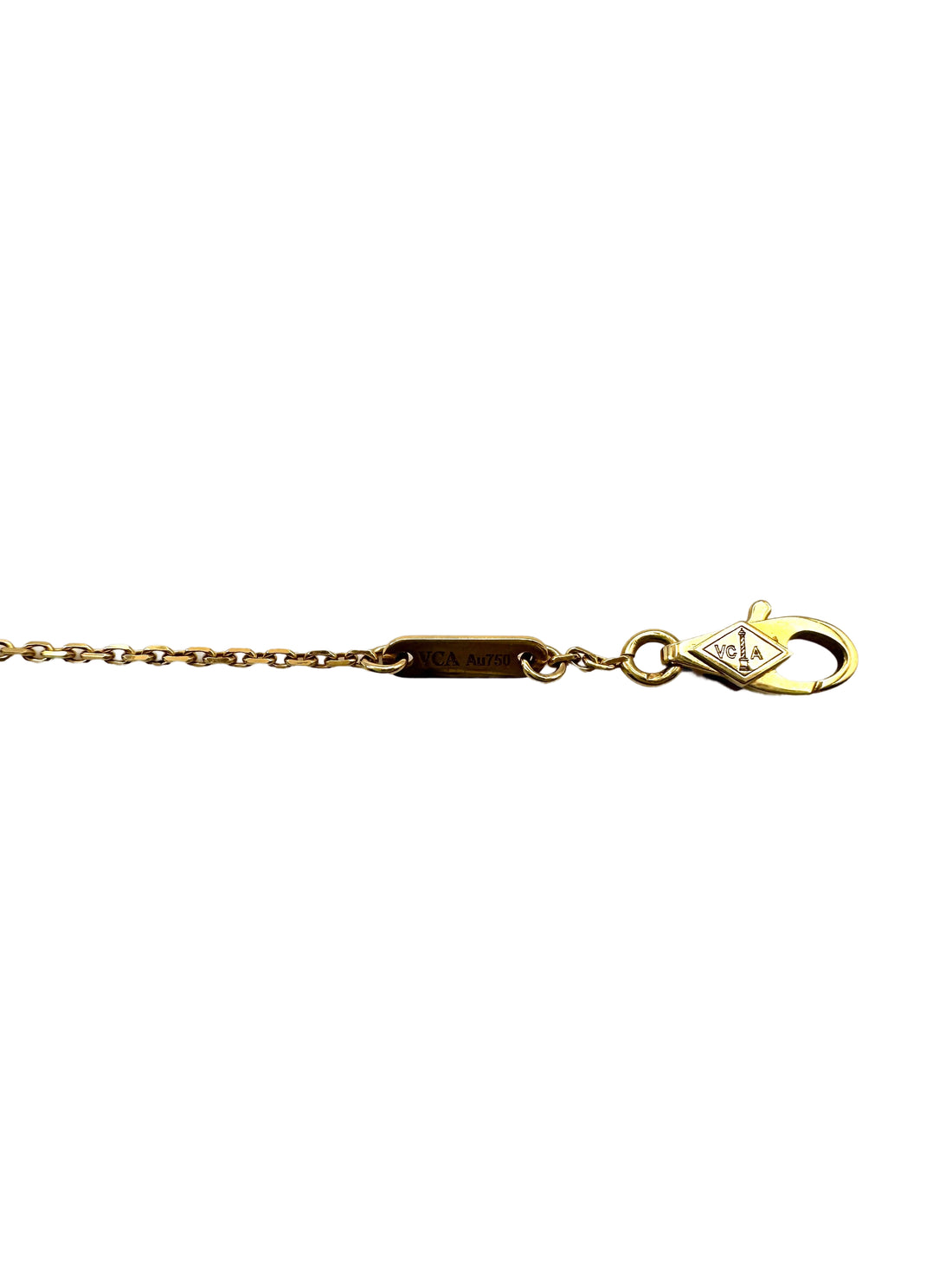 Van Cleef & Arpels White Alhambra Pendant VC08