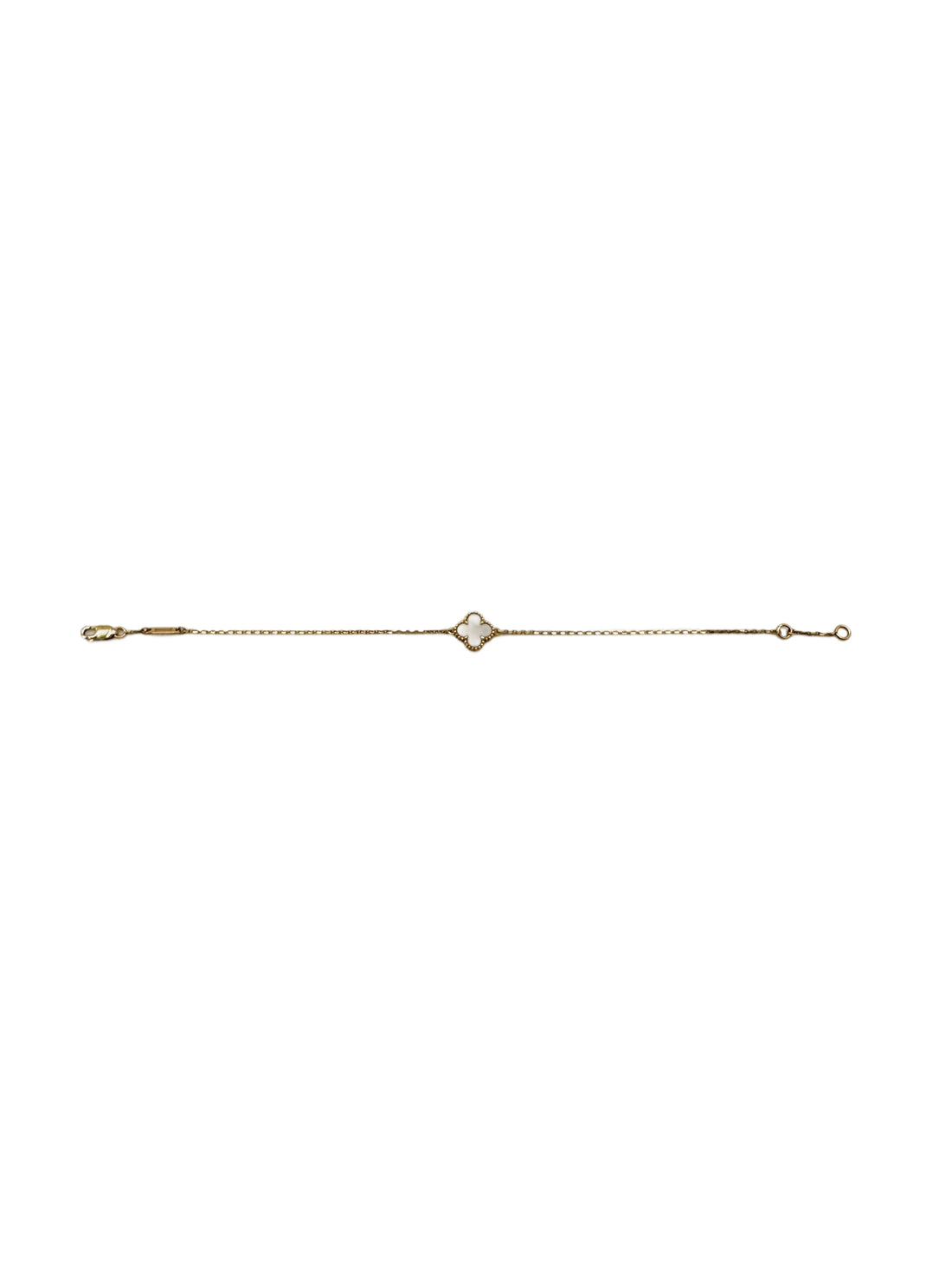 Van Cleef & Arpels White Alhambra Pendant VC07