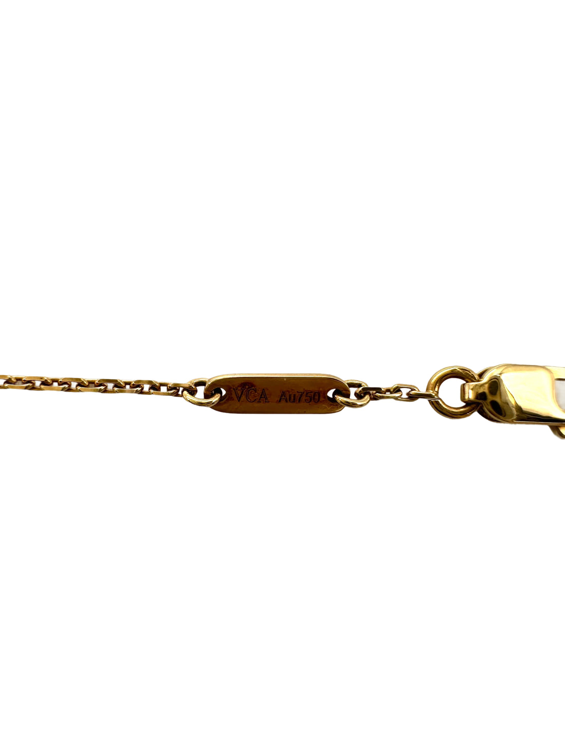 Van Cleef & Arpels White Alhambra Pendant VC07