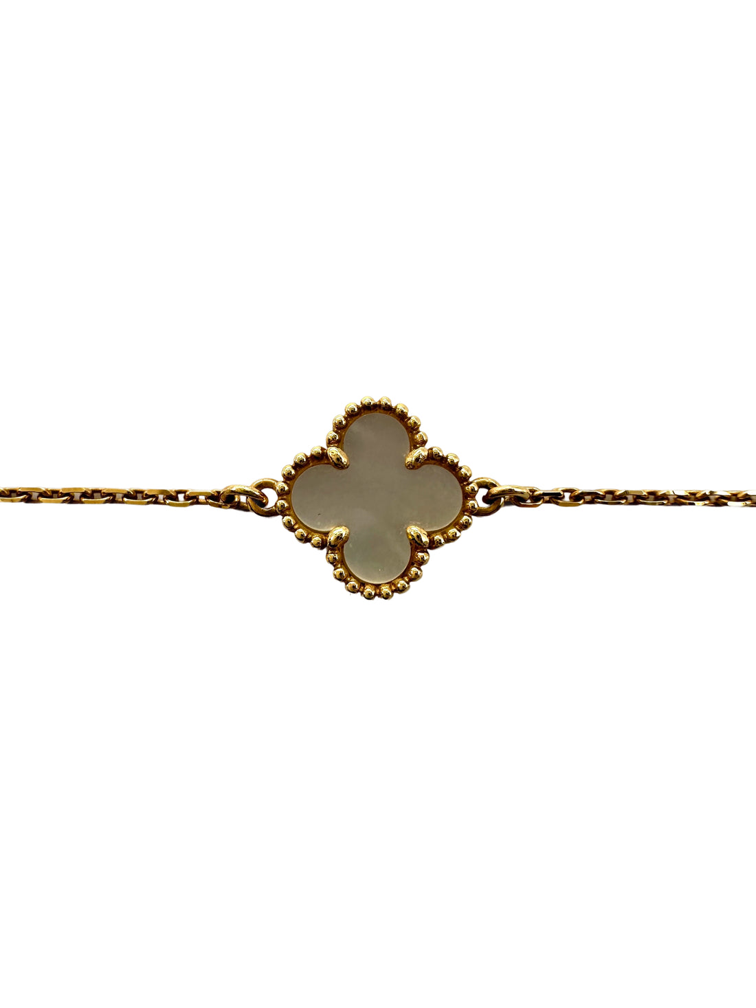 Van Cleef & Arpels White Alhambra Pendant VC07
