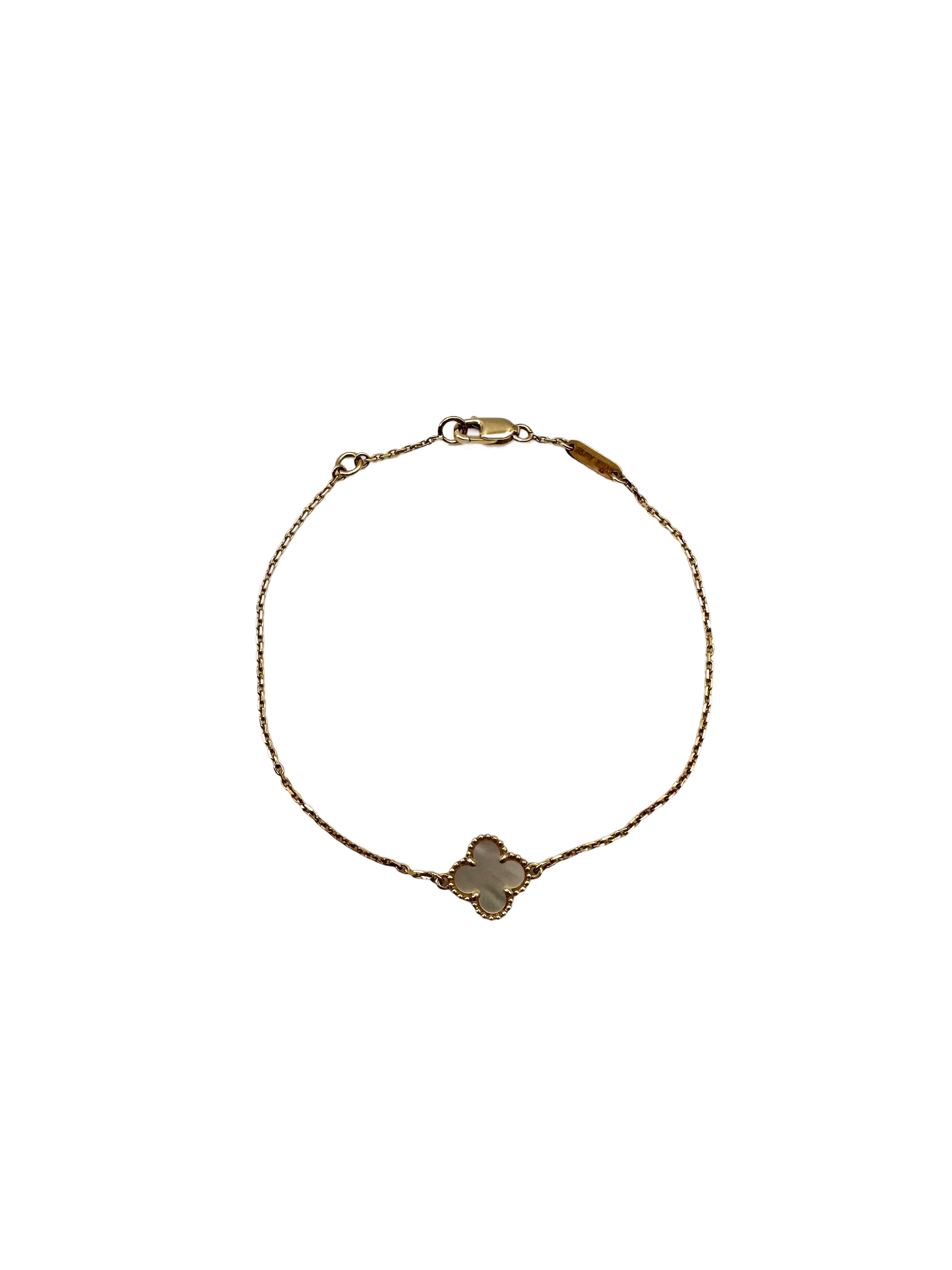 Van Cleef & Arpels White Alhambra Pendant VC07