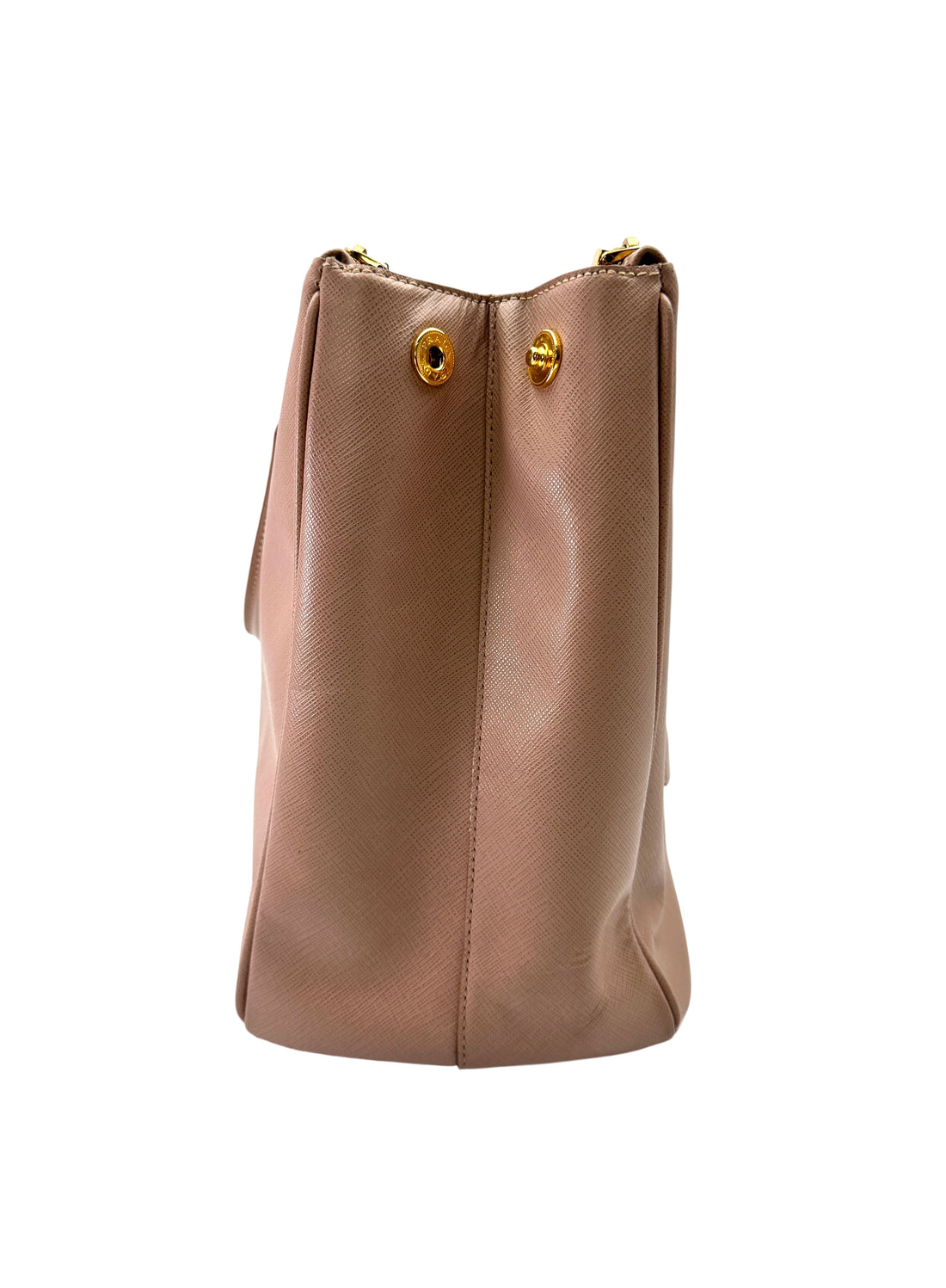 Prada Galleria Pink Saffiano Leather Handle Bag PR387