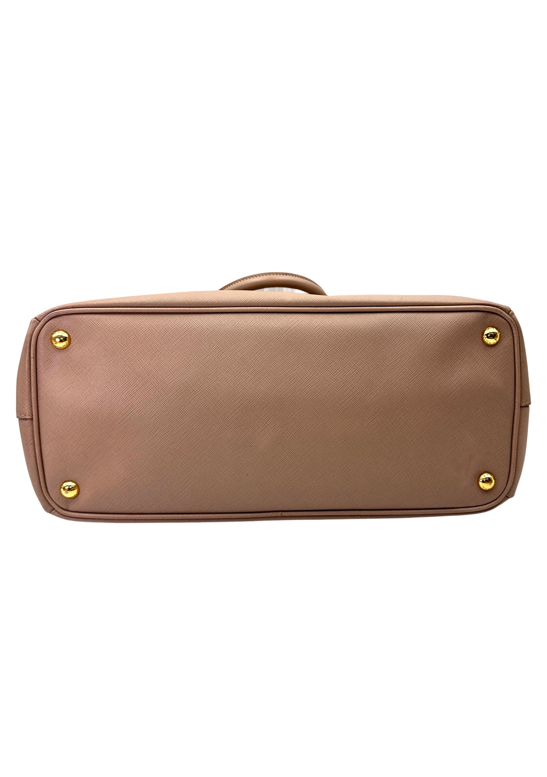Prada Galleria Pink Saffiano Leather Handle Bag PR387