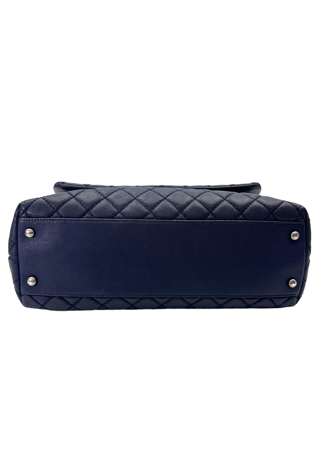 Chanel CoCo Handle Navy Quilted Calfskin Large Size Shoulder Bag(22***56) CC2028