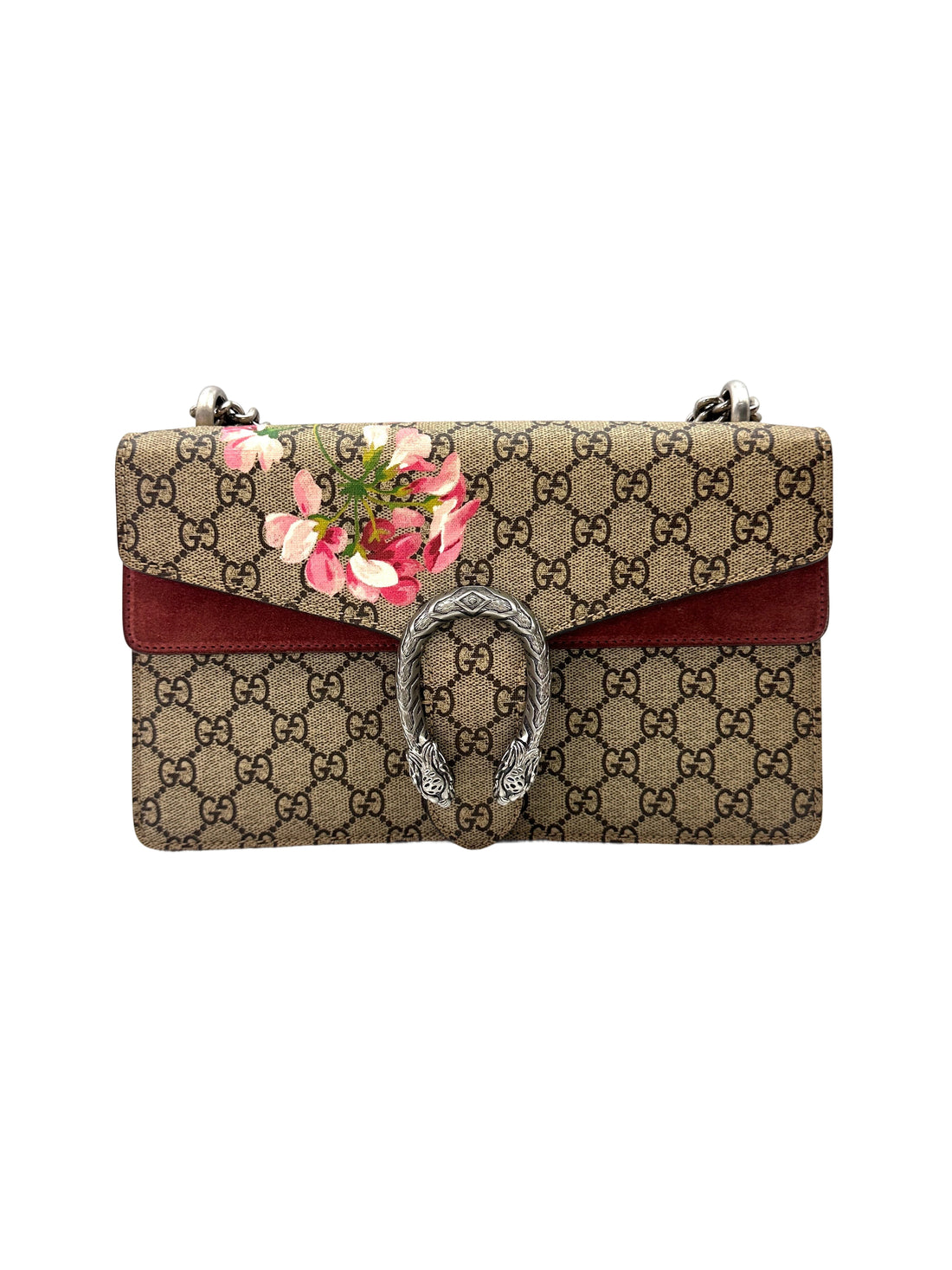 Gucci Dionysus GG Blooms Canvas Medium Size Shoulder Bag GG1105