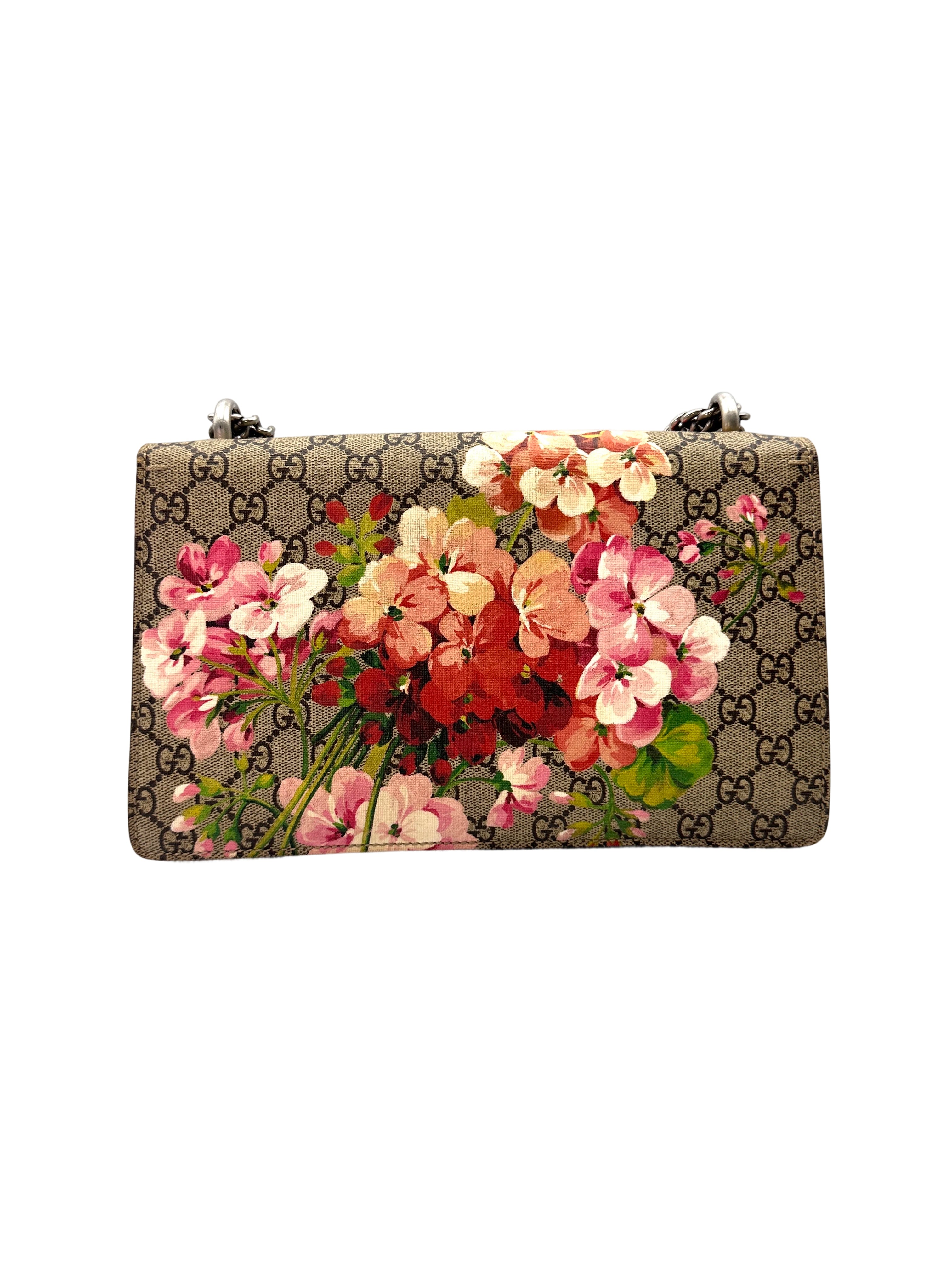 Gucci Dionysus GG Blooms Canvas Medium Size Shoulder Bag GG1105