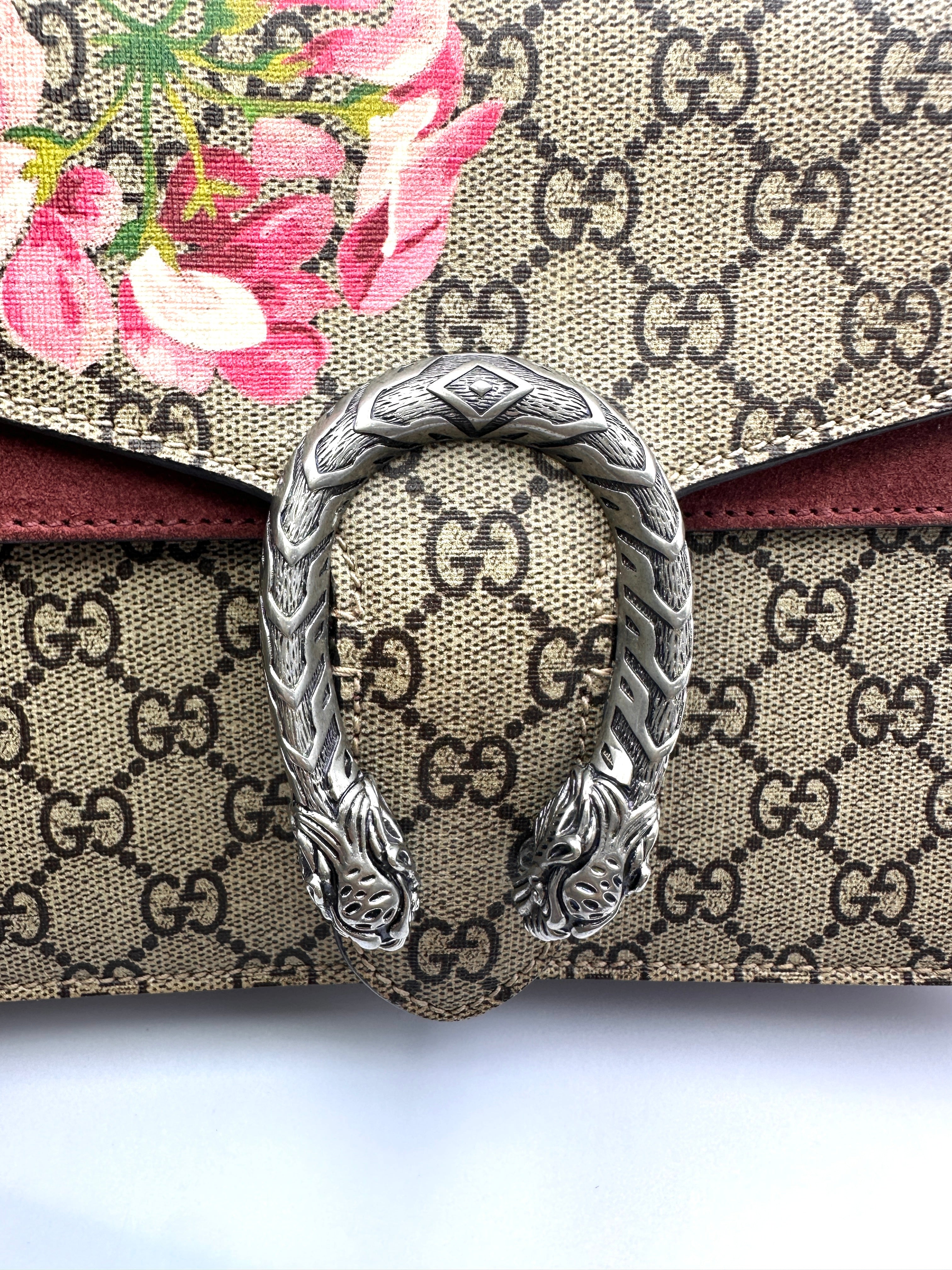 Gucci Dionysus GG Blooms Canvas Medium Size Shoulder Bag GG1105