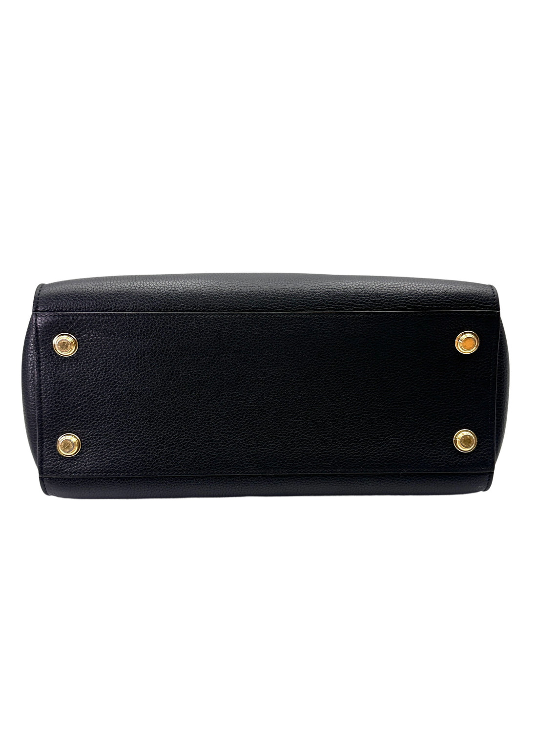 Louis Vuitton City Steamer MM Black Grained Leather Handle Bag LV2842