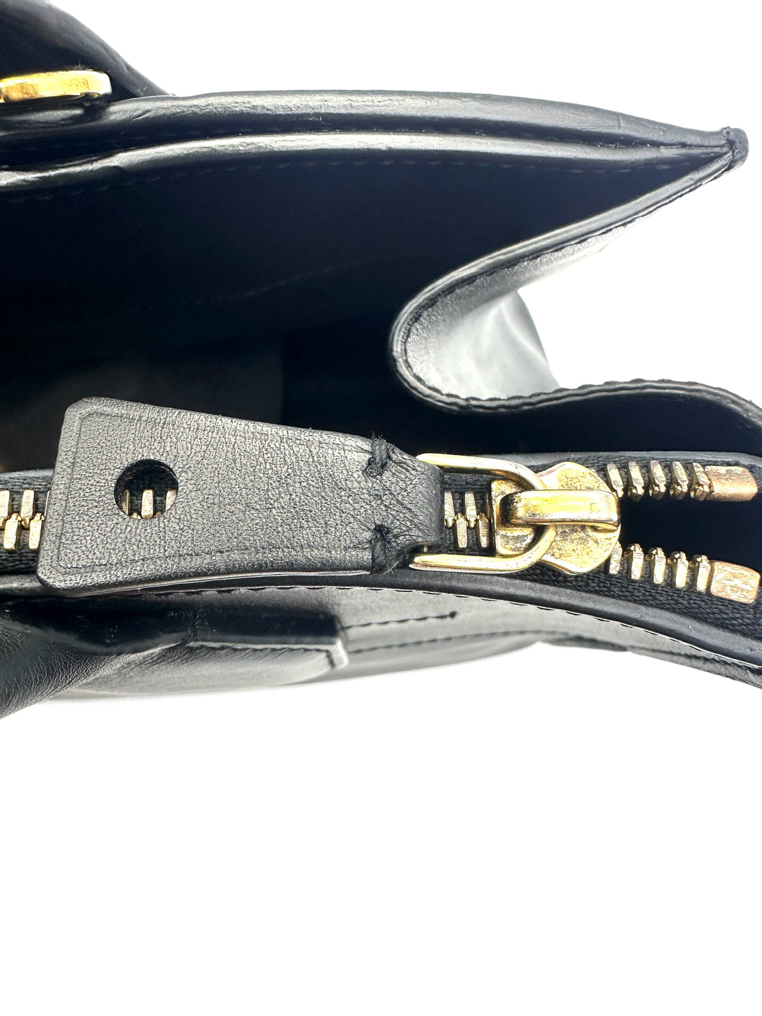 Louis Vuitton City Steamer Black Grained Leather Handle Bag LV2846