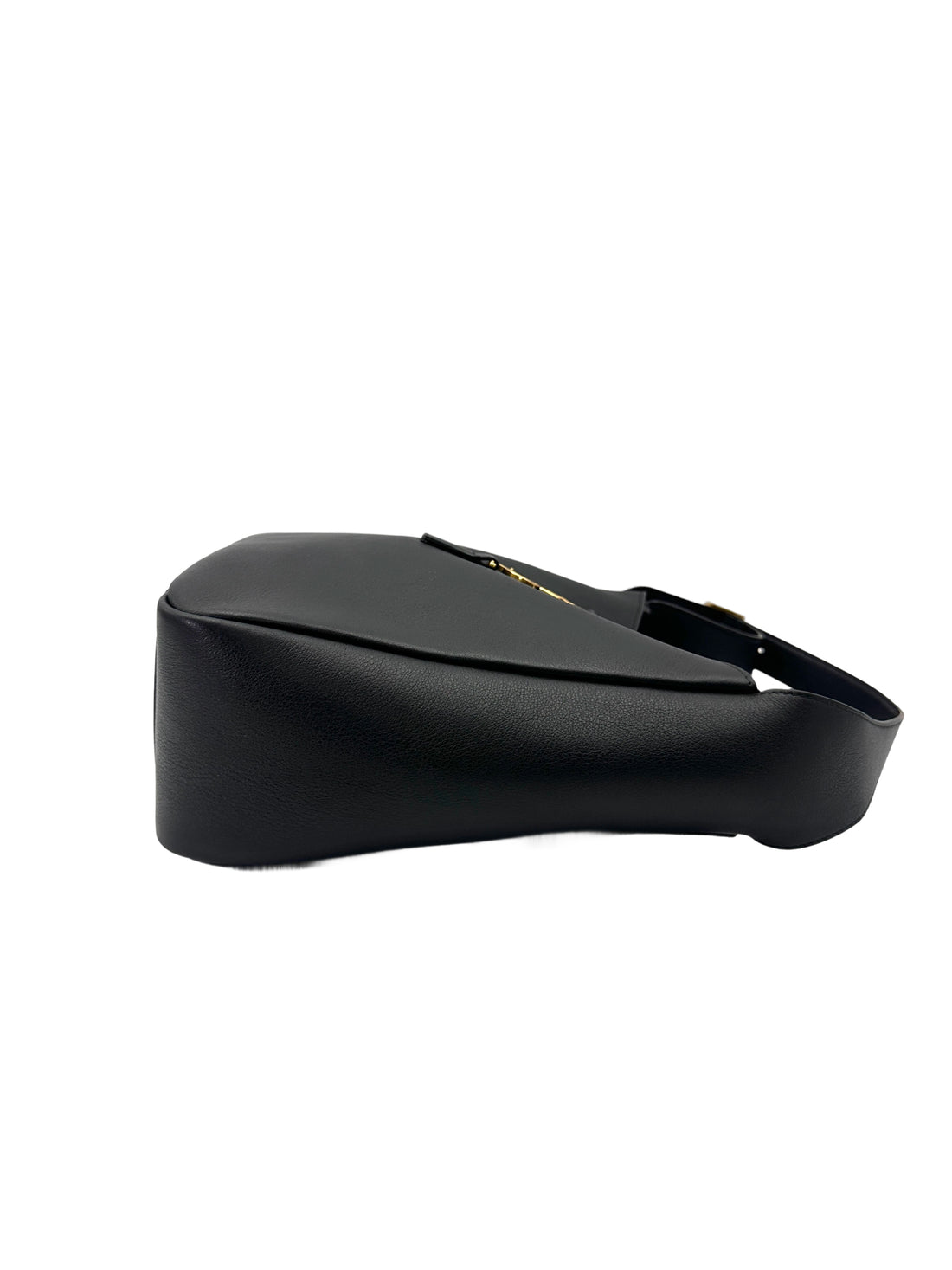 Saint Laurent Black Leather Hobo Bag SL240